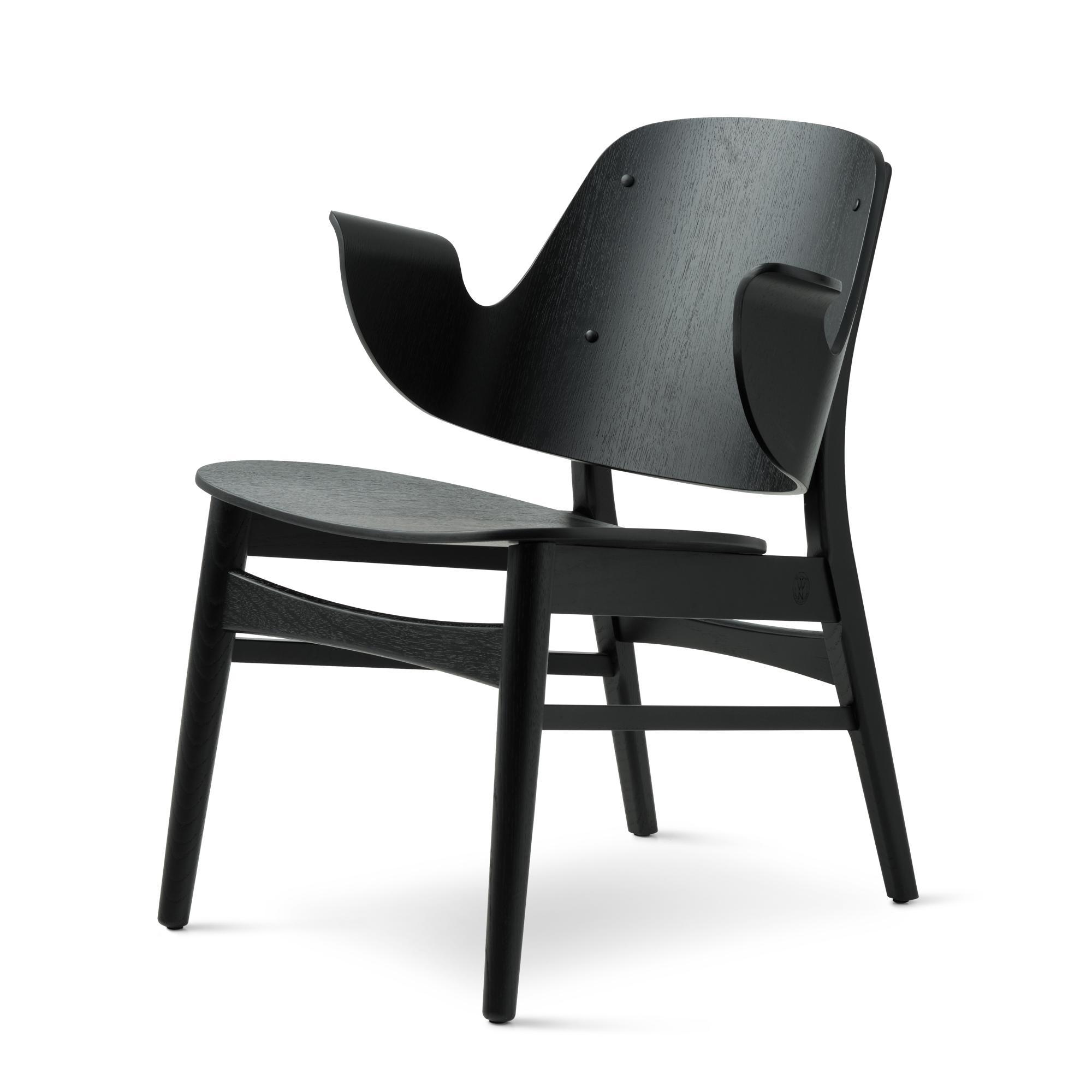 Warme Nordic Gesture Fauteuil Zwart Eiken
