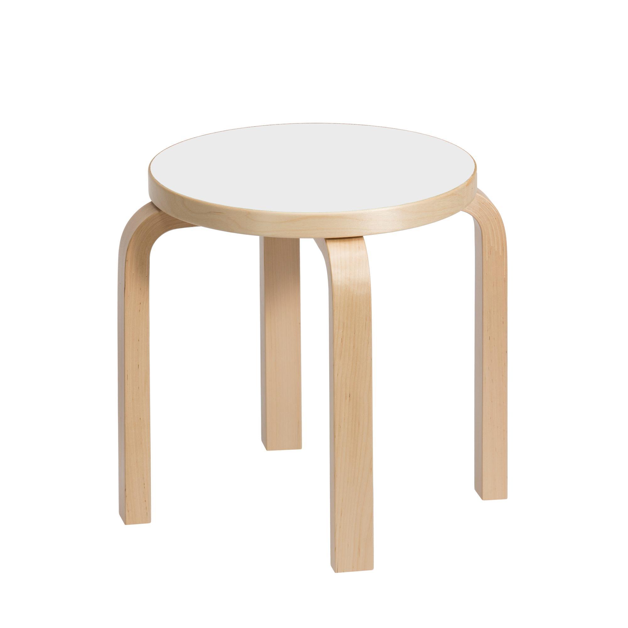 artek NE60 Children\'s Stool Birch/ White