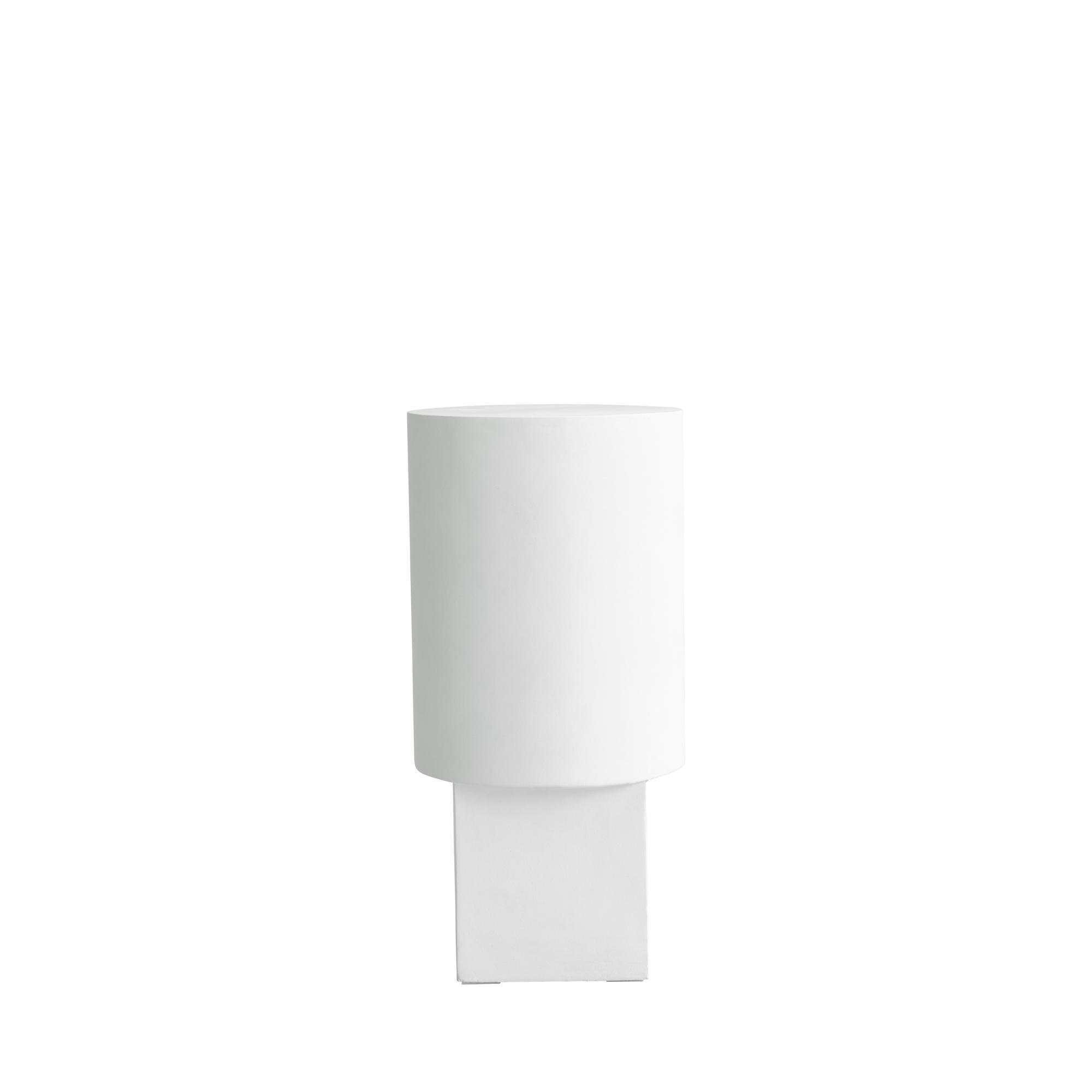 101 Copenhagen Column Side Table Bone White