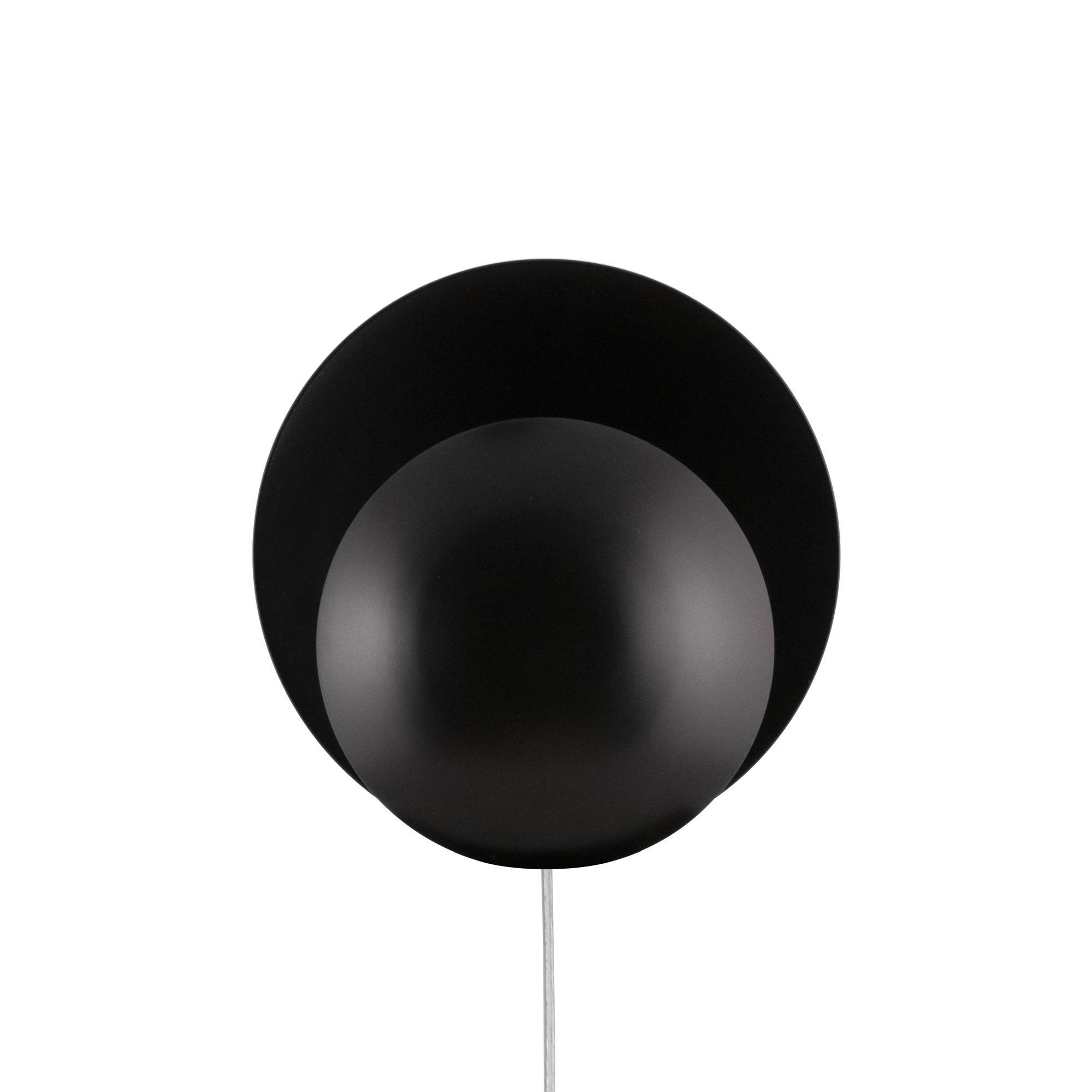 Globen Lighting Orbit Wall Lamp Black