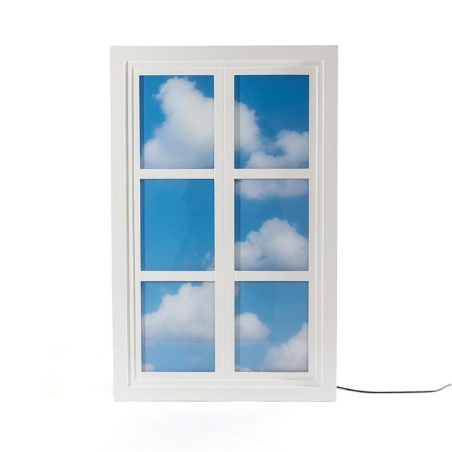 Seletti Window Lampe 3 Hvid/Lyseblå