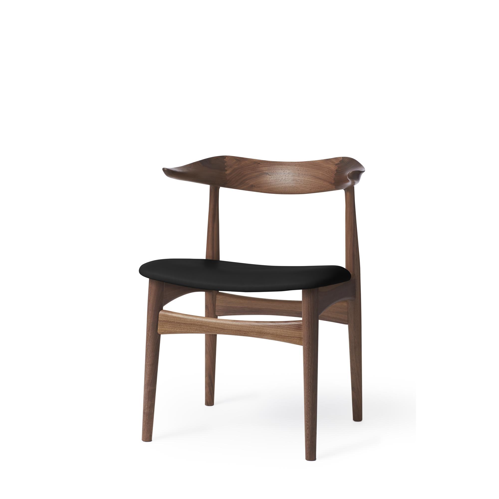 Warm Nordic Cow Horn Dining Chair Walnut/ Prescott 207