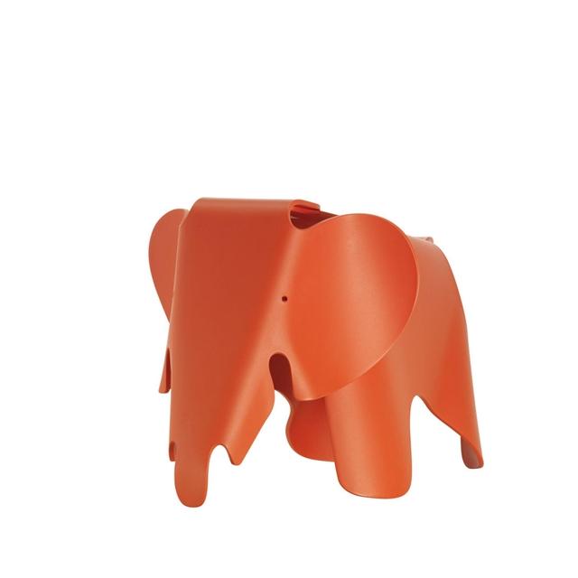 11: Vitra Eames Elephant Taburet Stor Valmuerød