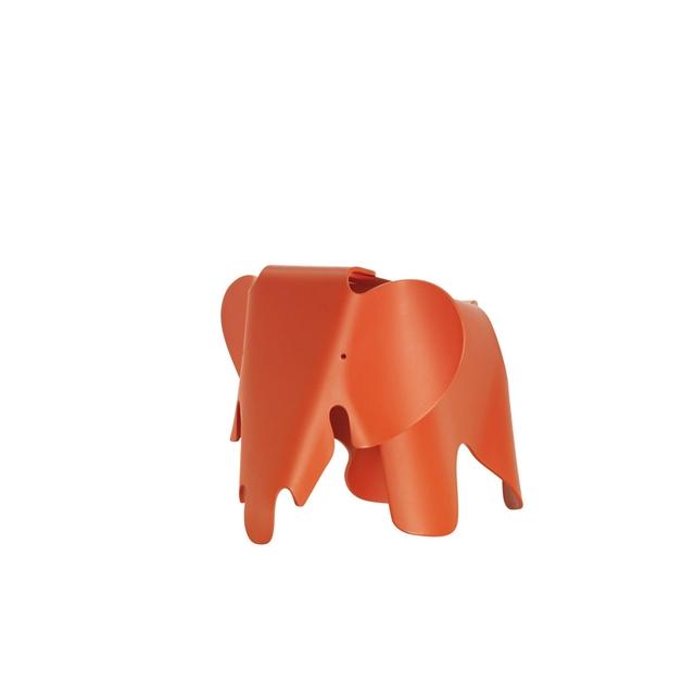 3: Vitra Eames Elephant Taburet Lille Valmuerød