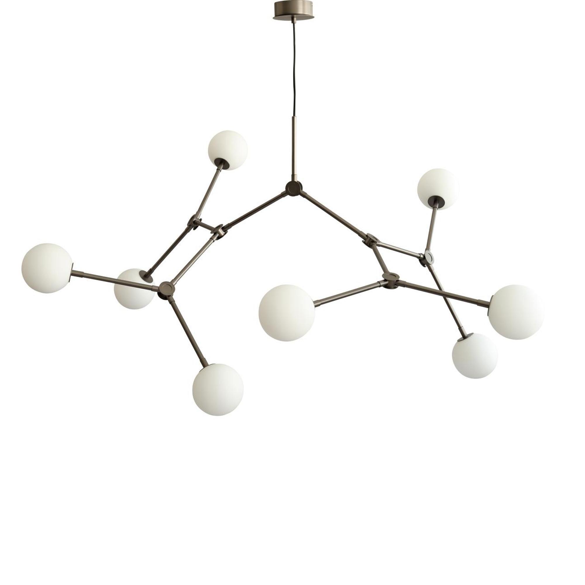 101 Copenhagen Drop Bulb Chandelier Grande Gray