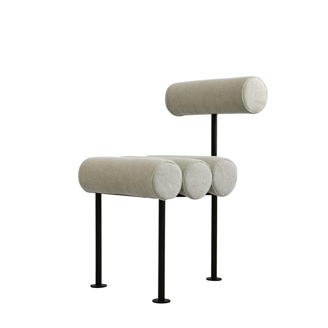 101 Copenhagen Hiro Spisebordsstol Sort Sand