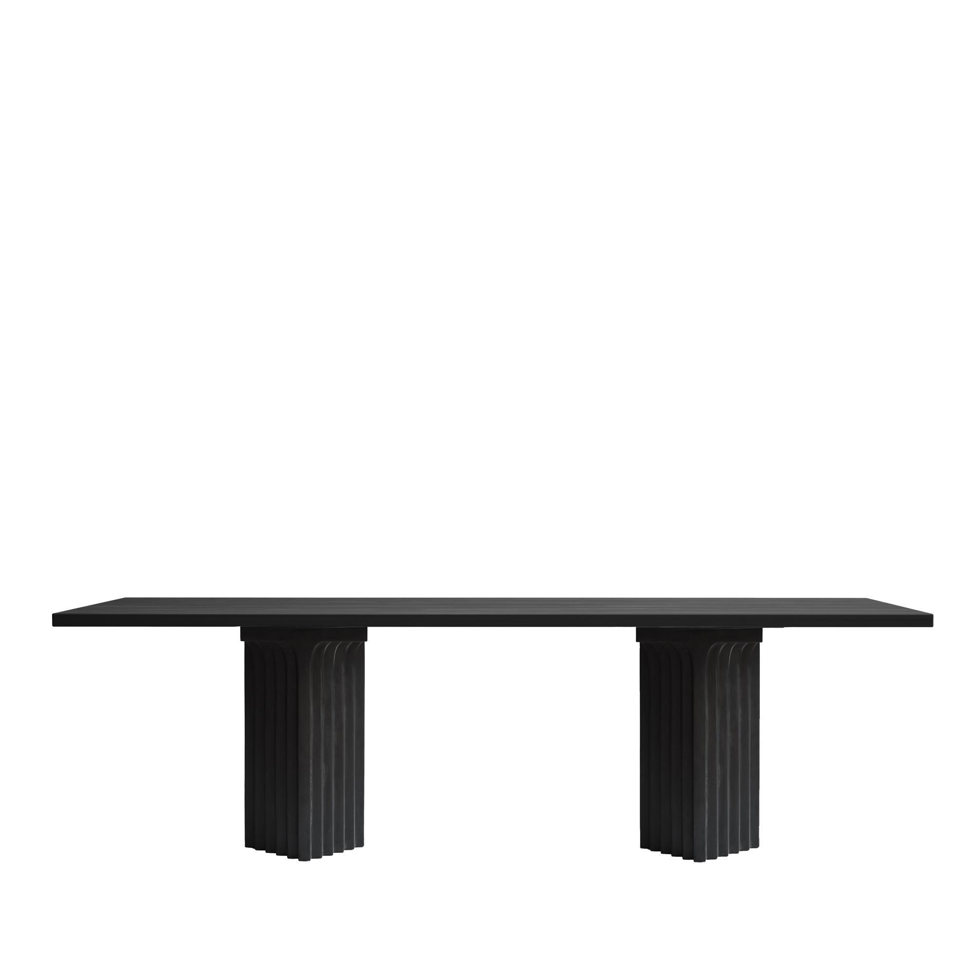Mesa de Comedor 101 Copenhagen Arc L250 Café Negro/Roble
