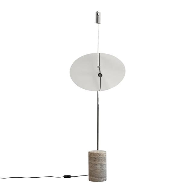 101 Copenhagen The Moon Golvlampa Krom