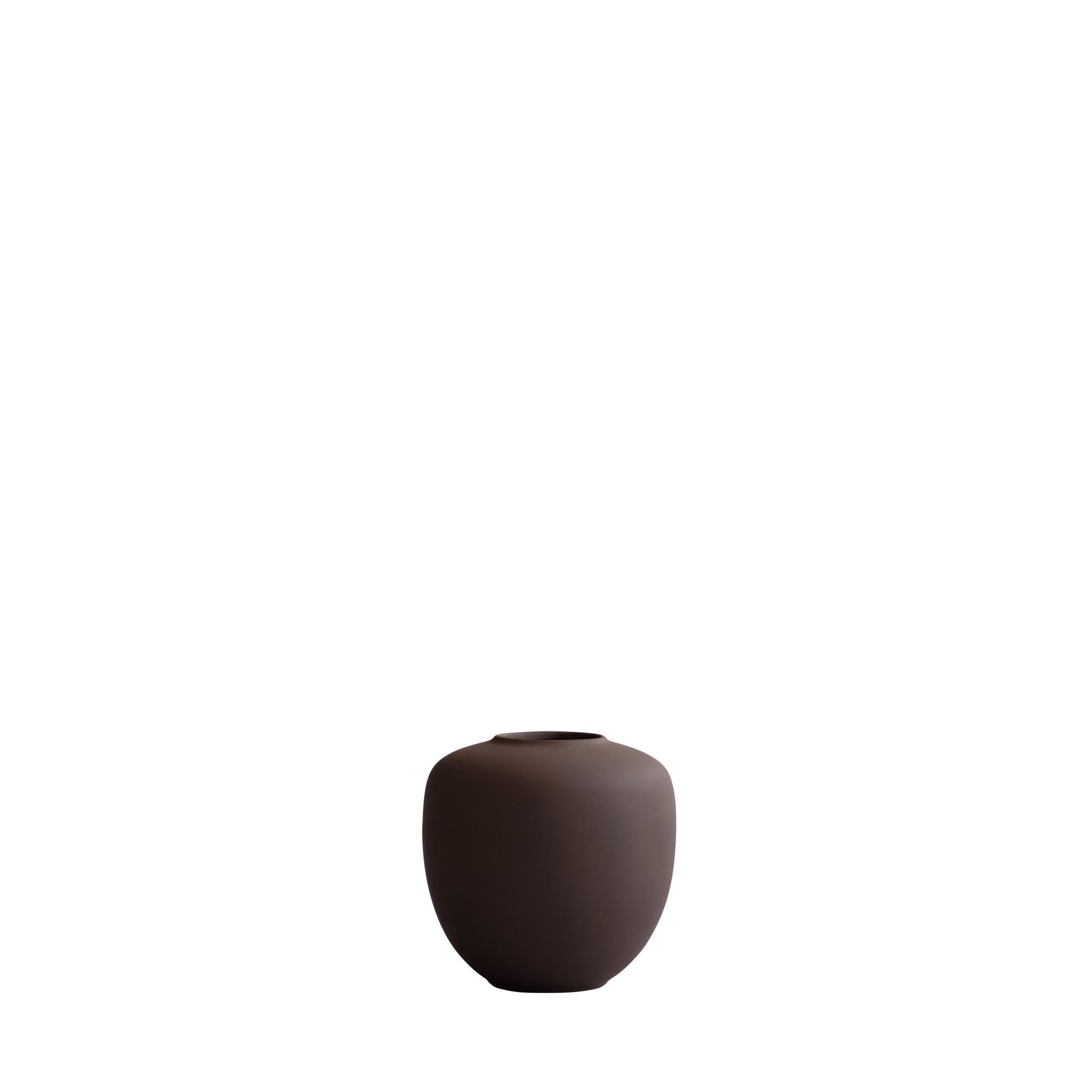 101 Copenhagen Sunao Vase Mini Marrone Cioccolato