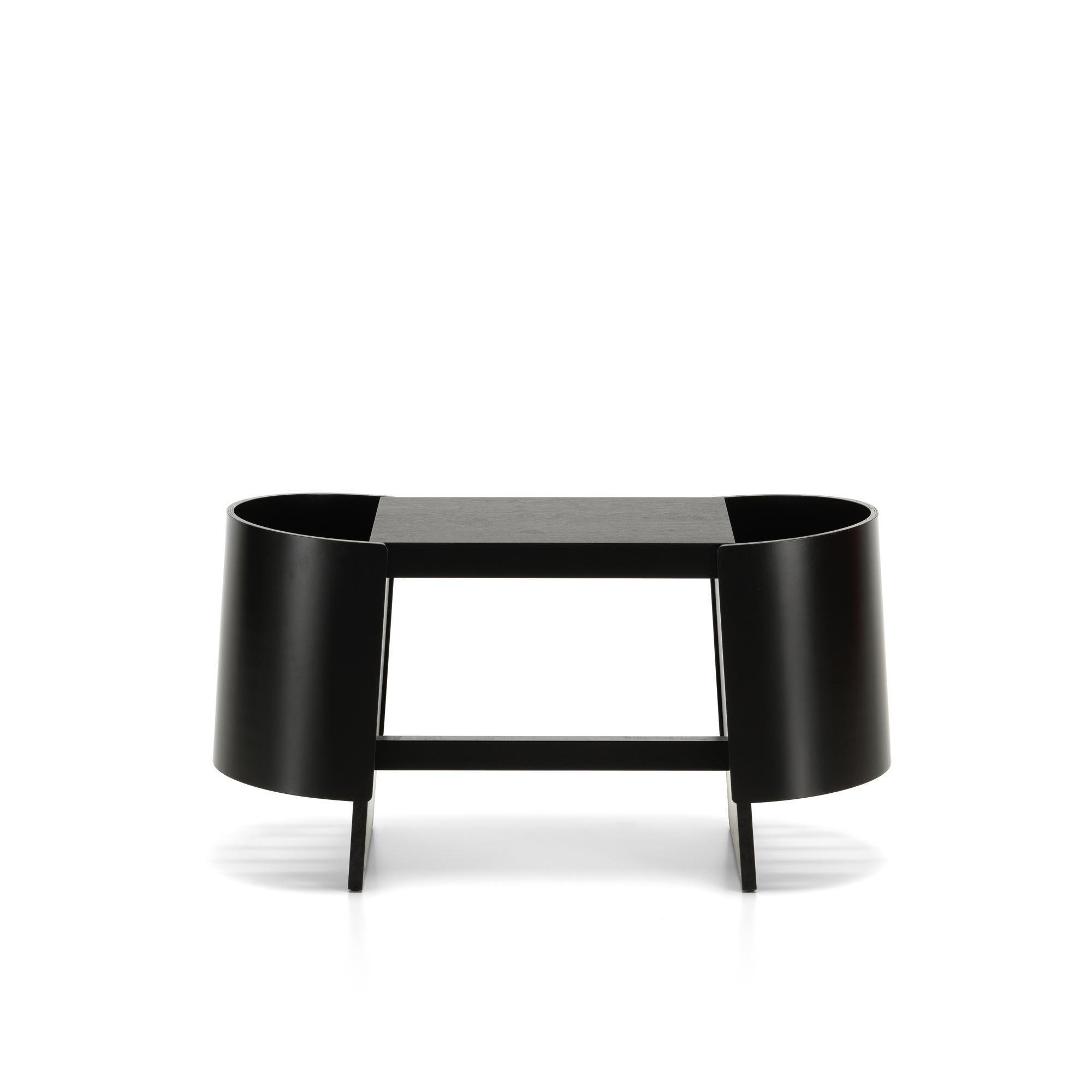 artek Kiulu Bench Size W L88 cm Black Lacquered Birch