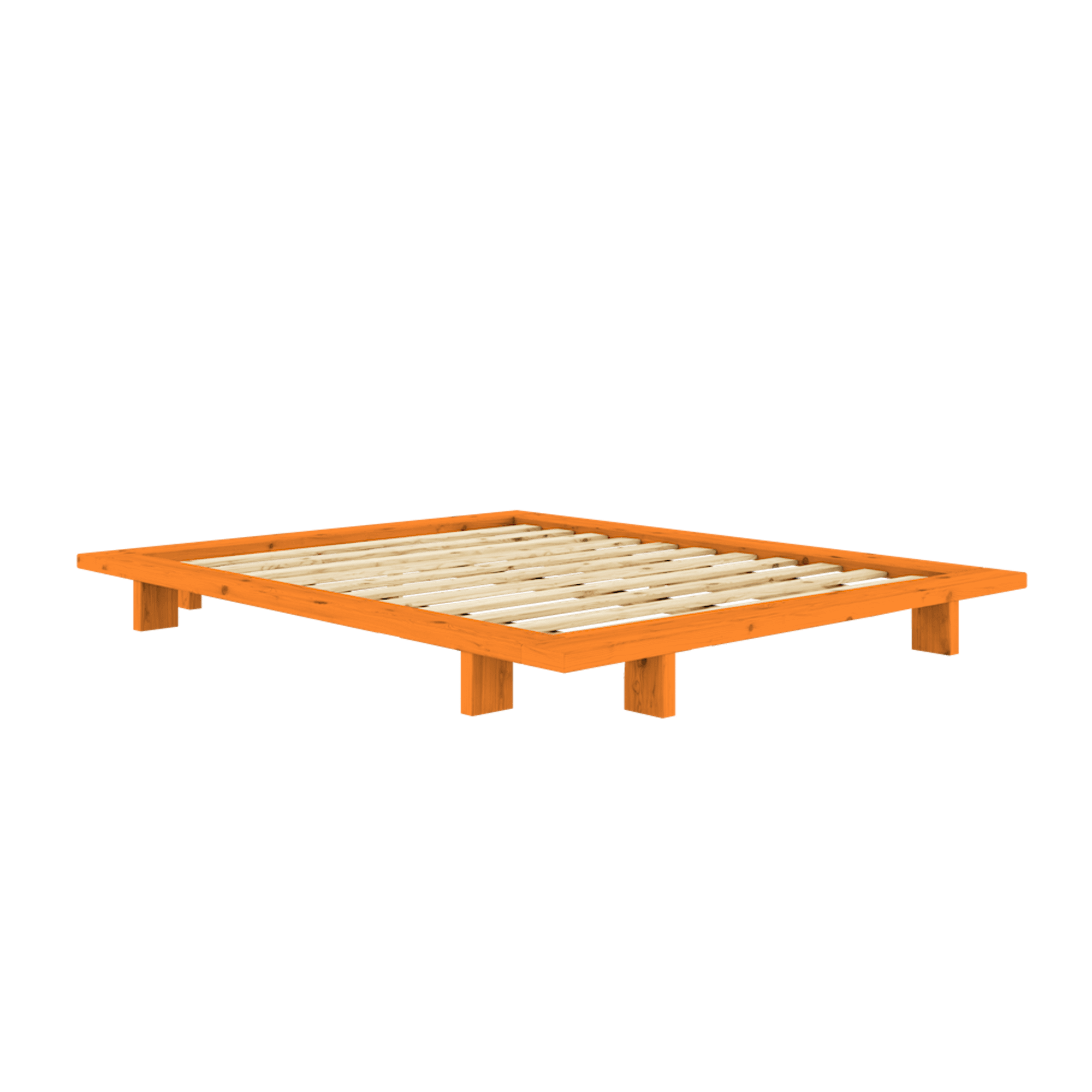 Karup Design Estructura de Cama Japonesa 160x200 Naranja Solar