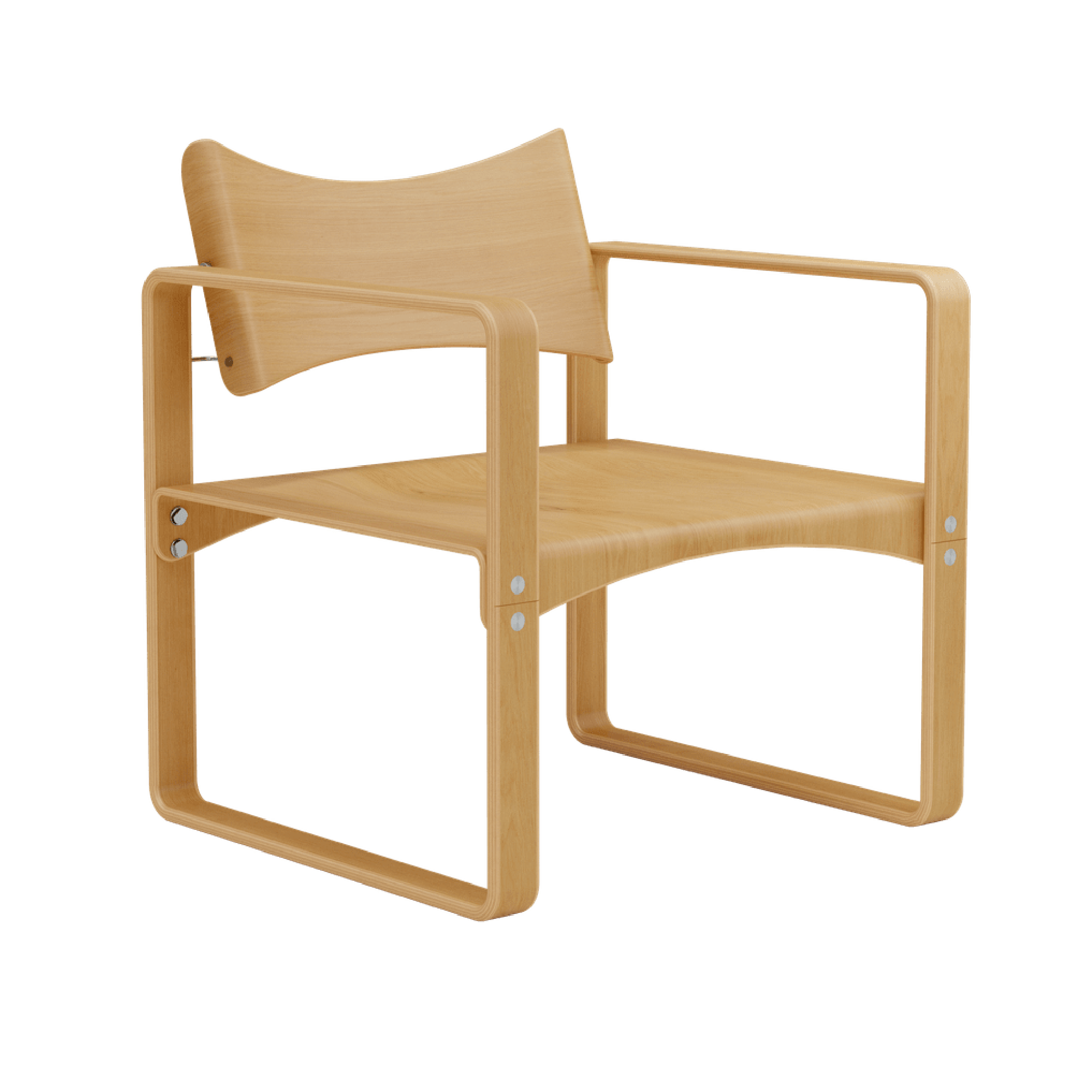 Verner Panton Serie 270 F Esszimmerstuhl mit Armlehnen Honig