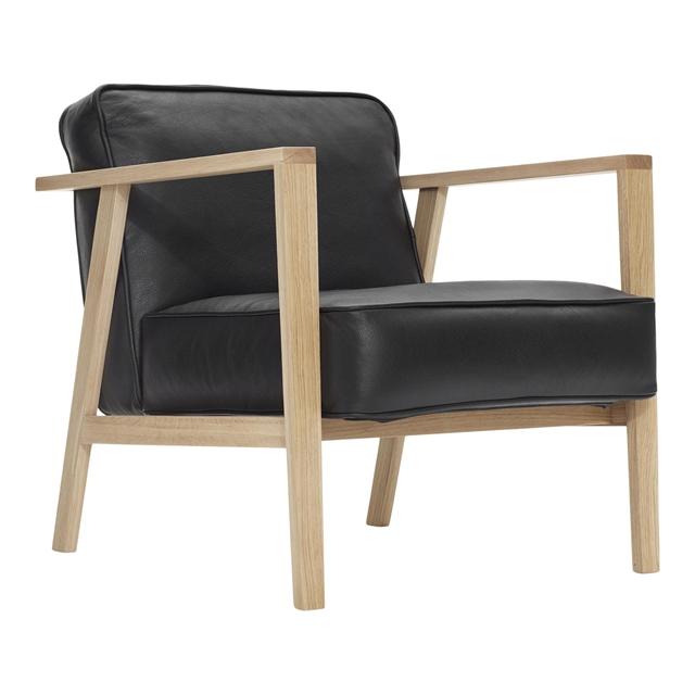 Billede af Andersen Furniture LC1 Lænestol Egetræ/Sort Læder