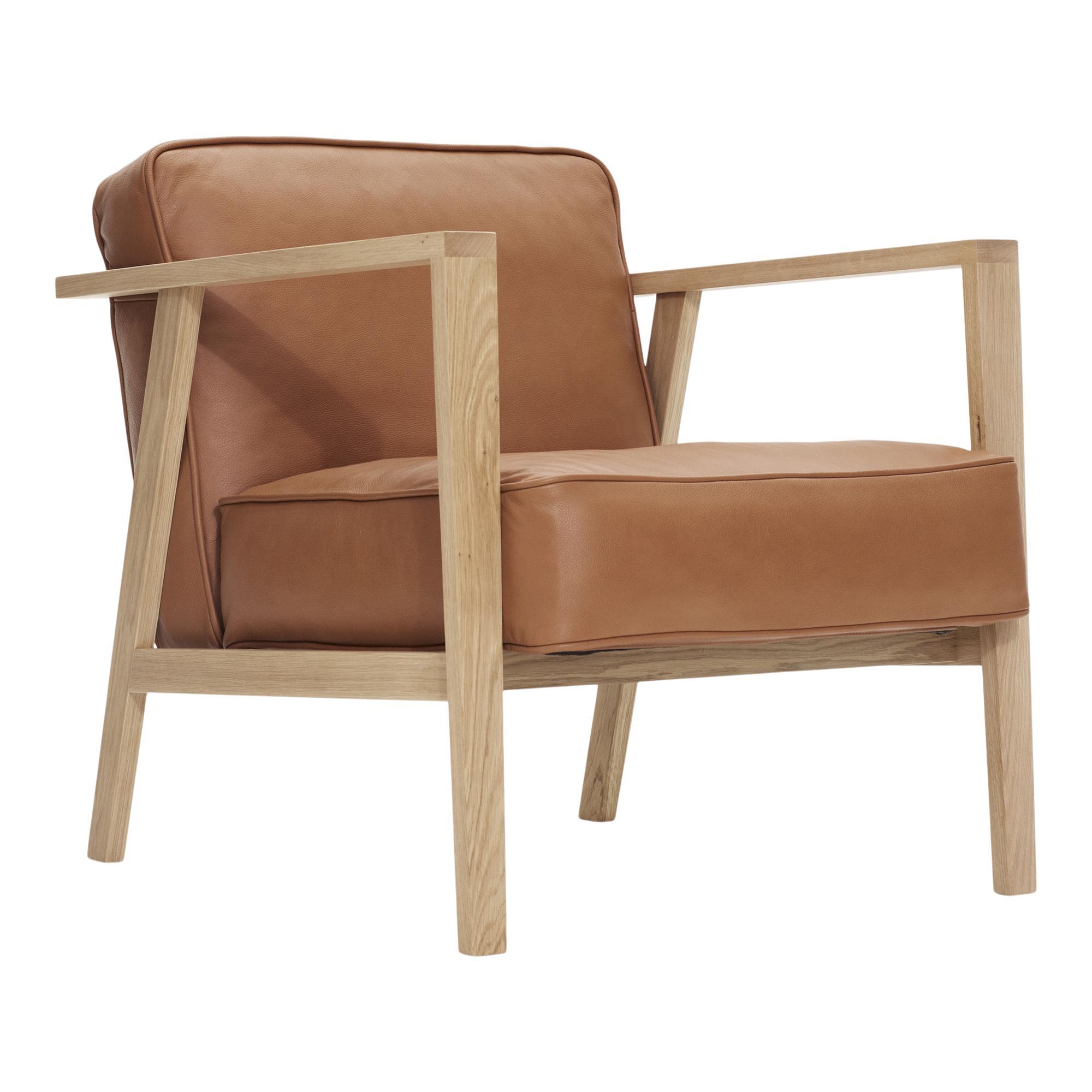 Andersen Furniture LC1 Nojatuoli Tammi/konjakkinahkaa