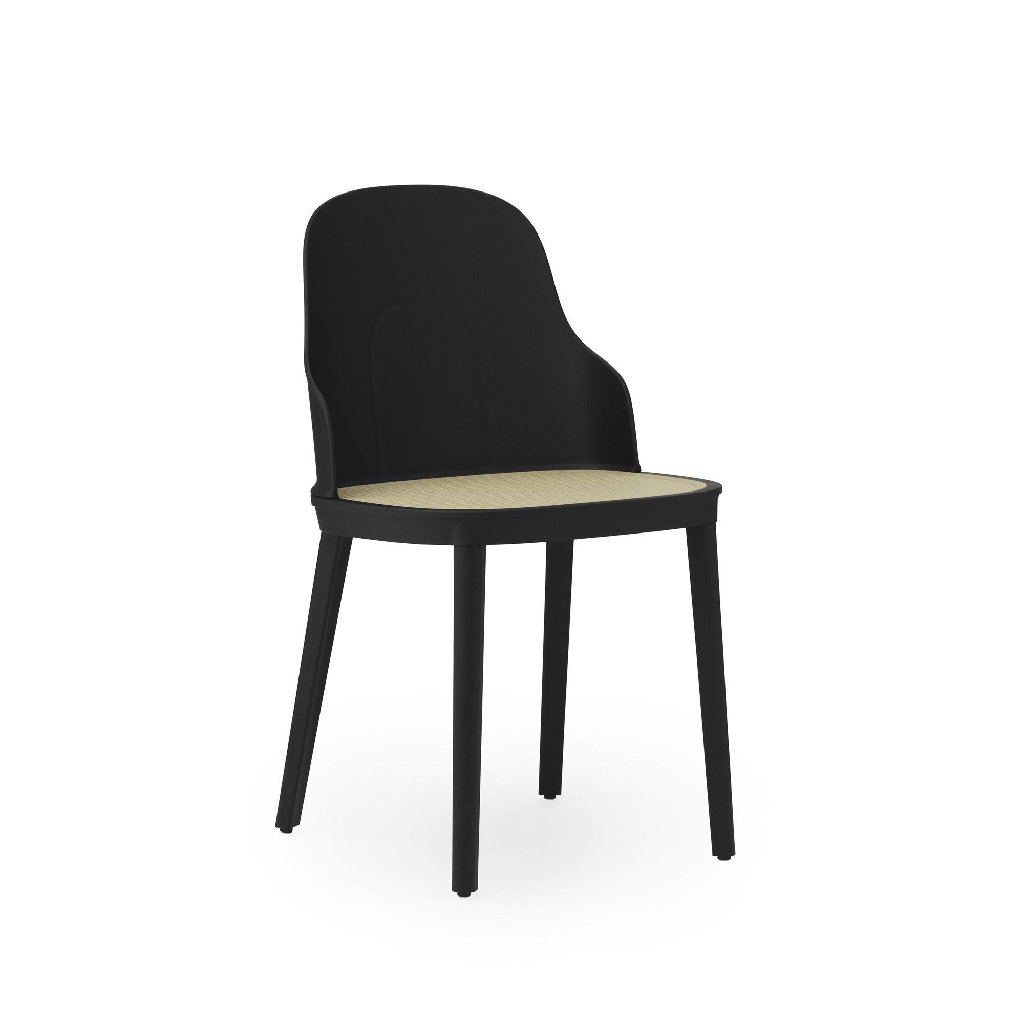 Sedia da Pranzo Normann Copenhagen Allez con Vimini Nero