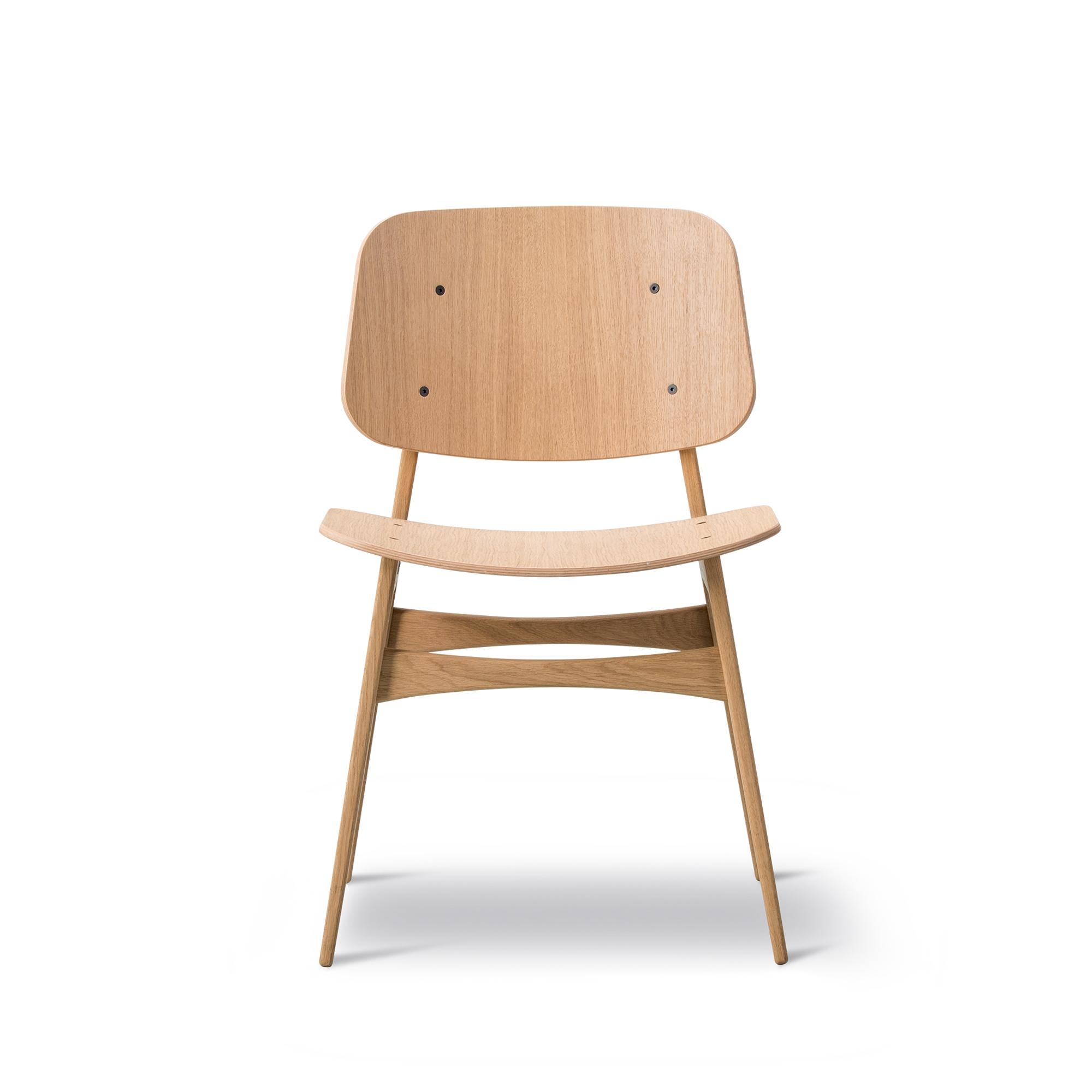 Fredericia Furniture Søborg Chaise de Table à Manger en Bois Chêne Laqué