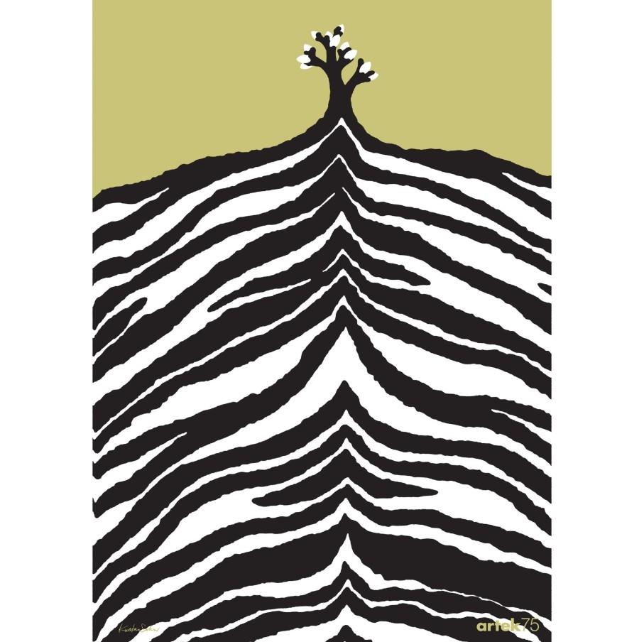 artek 75 Years Anniversary Poster 100x140 cm Black/ White