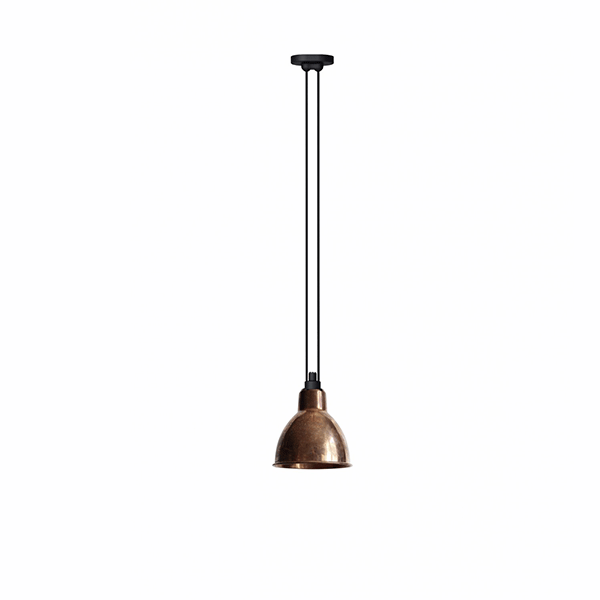 Lampe Gras N322 Pendant Raw Copper Round