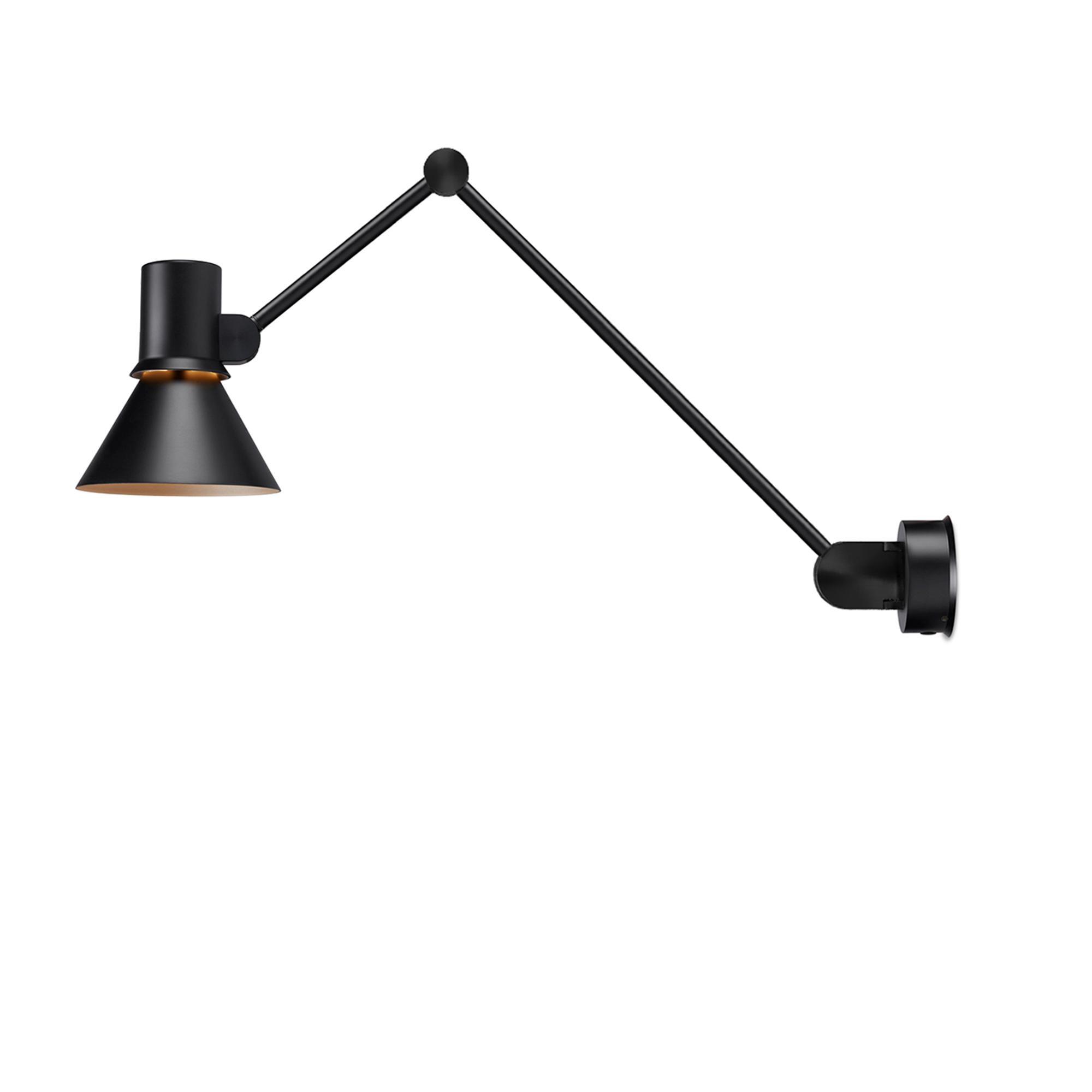 Anglepoise Typ 80 W3 Vägglampa Matt Svart