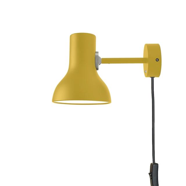 Billede af Anglepoise Type 75 Mini Væglampe Margaret Howell Edition med Ledning Yellow Ochre