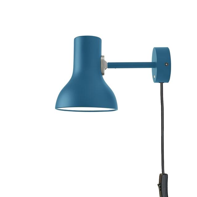 Billede af Anglepoise Type 75 Mini Væglampe Margaret Howell Edition med Ledning Saxon Blue
