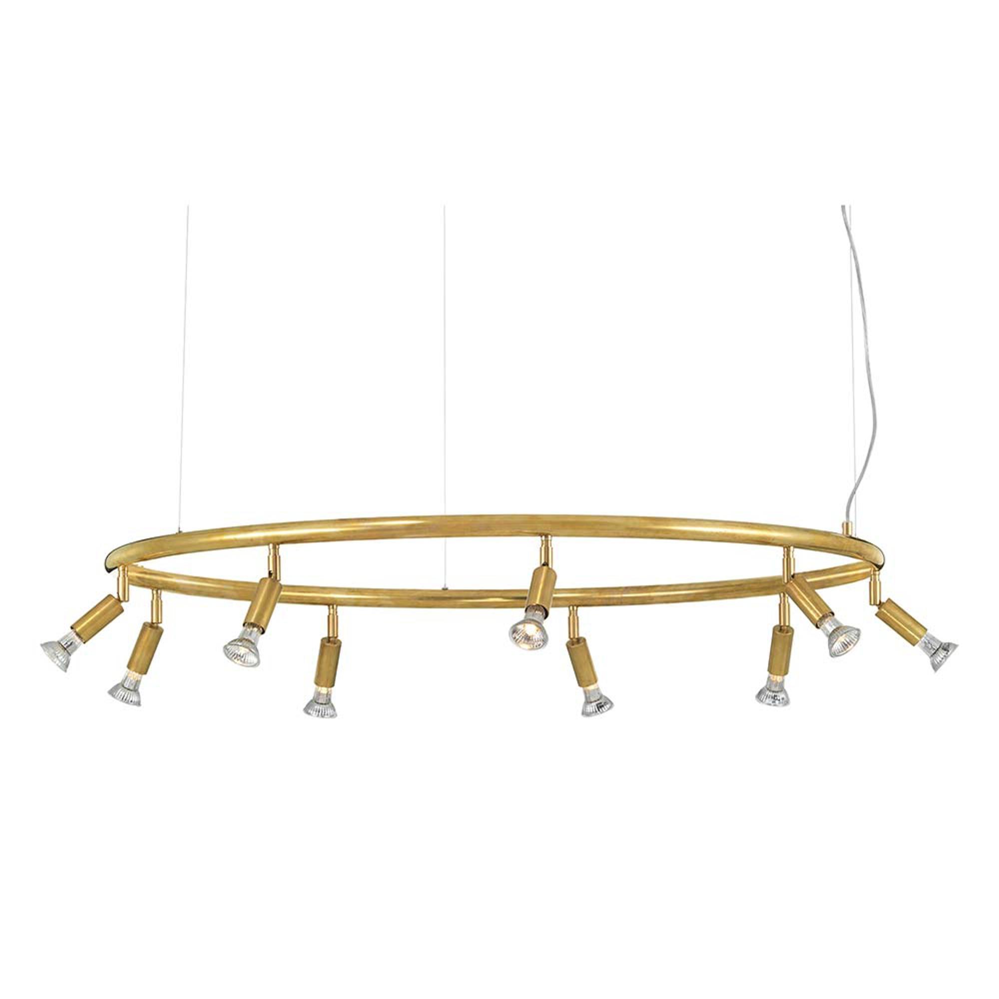 Örsjö Star 9 Ceiling Light Brass