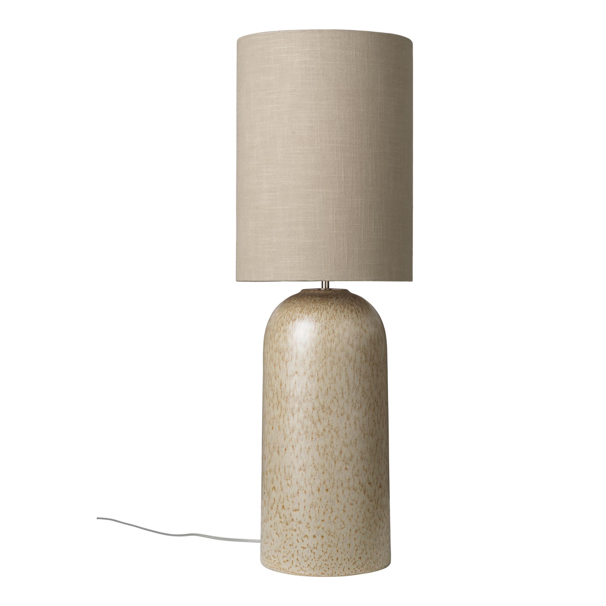 Cozy Living Asla Lámpara de Mesa con Pantalla Alpaca