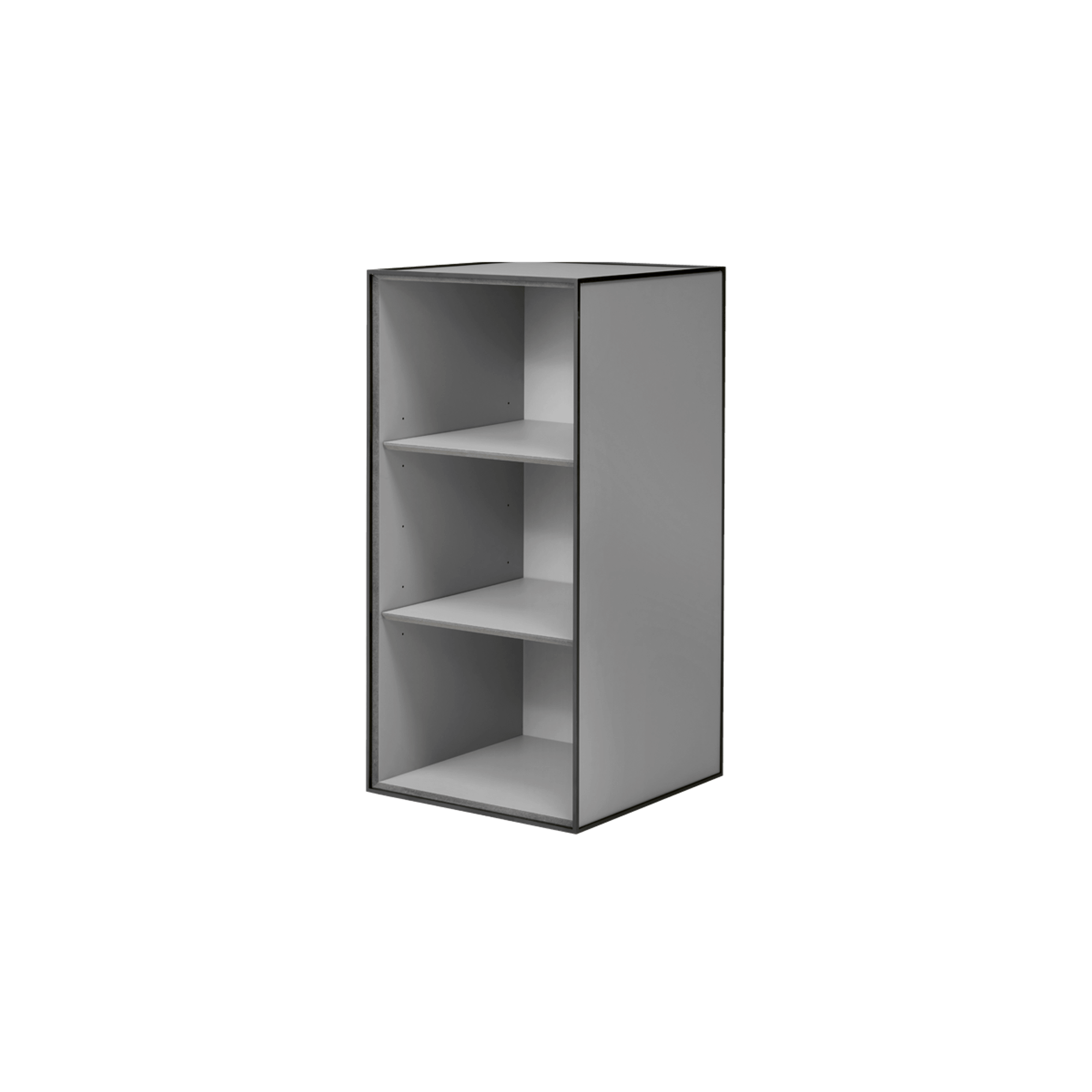 Audo Frame Cabinet 70 w. 2 Shelves Dark Gray