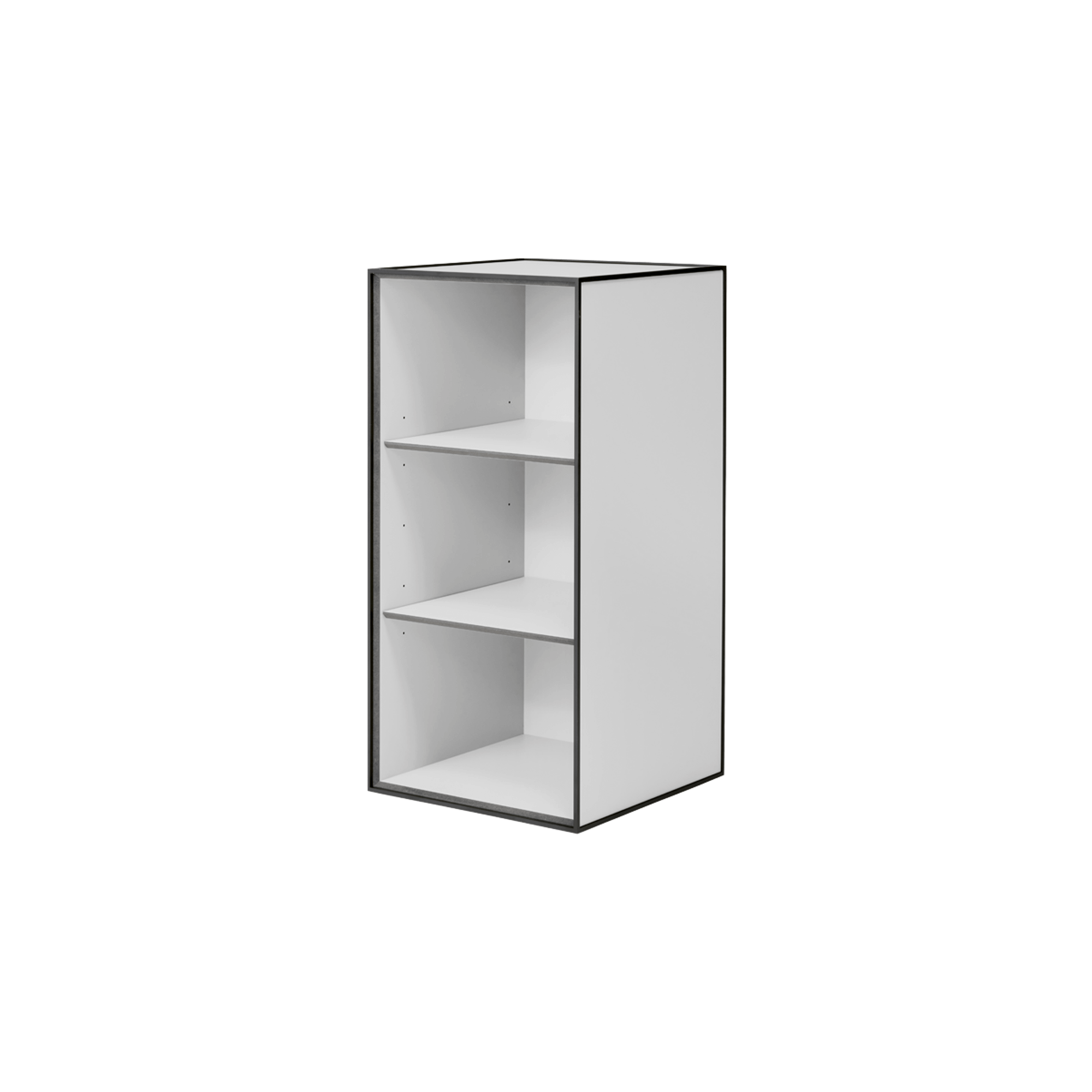 Audo Frame Cabinet 70 w. 2 Shelves Light Gray