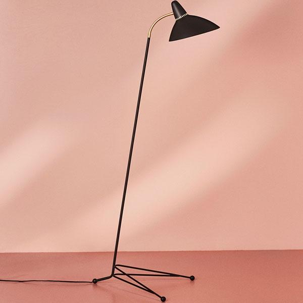 Lightsome Floor Lamp Black Noir From AndLight