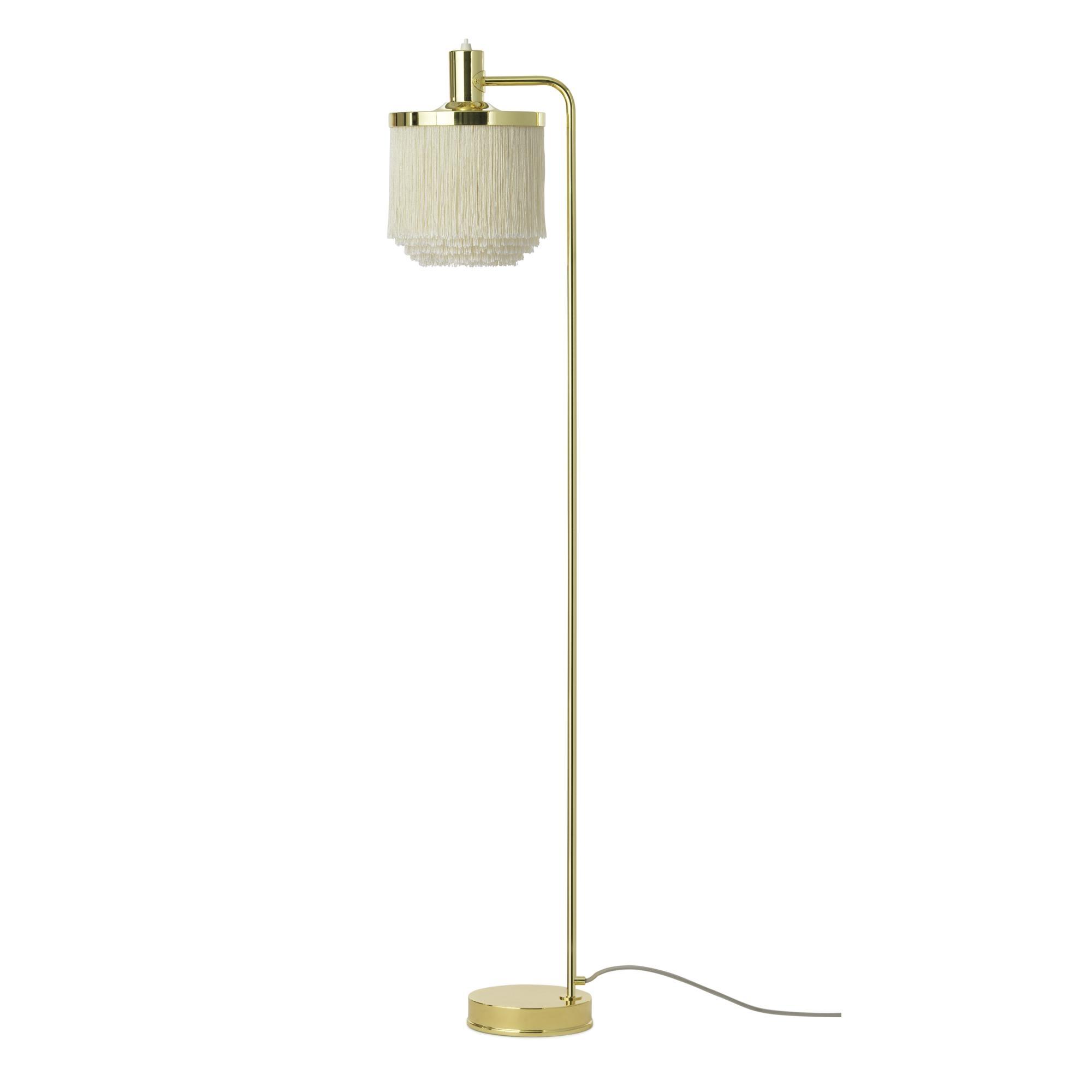 Warm Nordic Fringe Floor Lamp Cream White