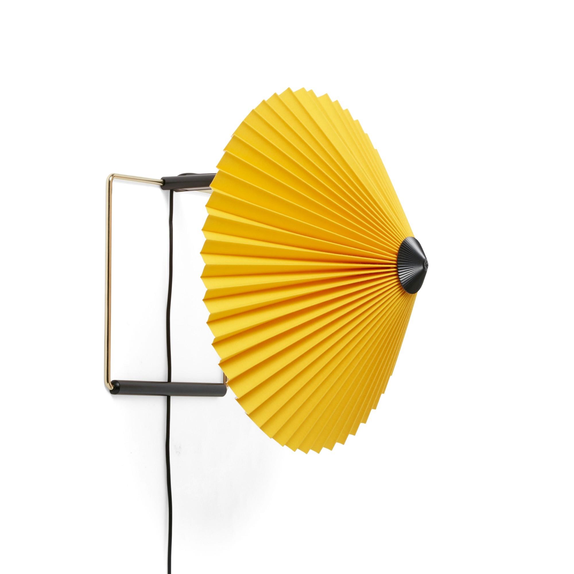 HAY Matin Ø30 Wall Lamp Yellow