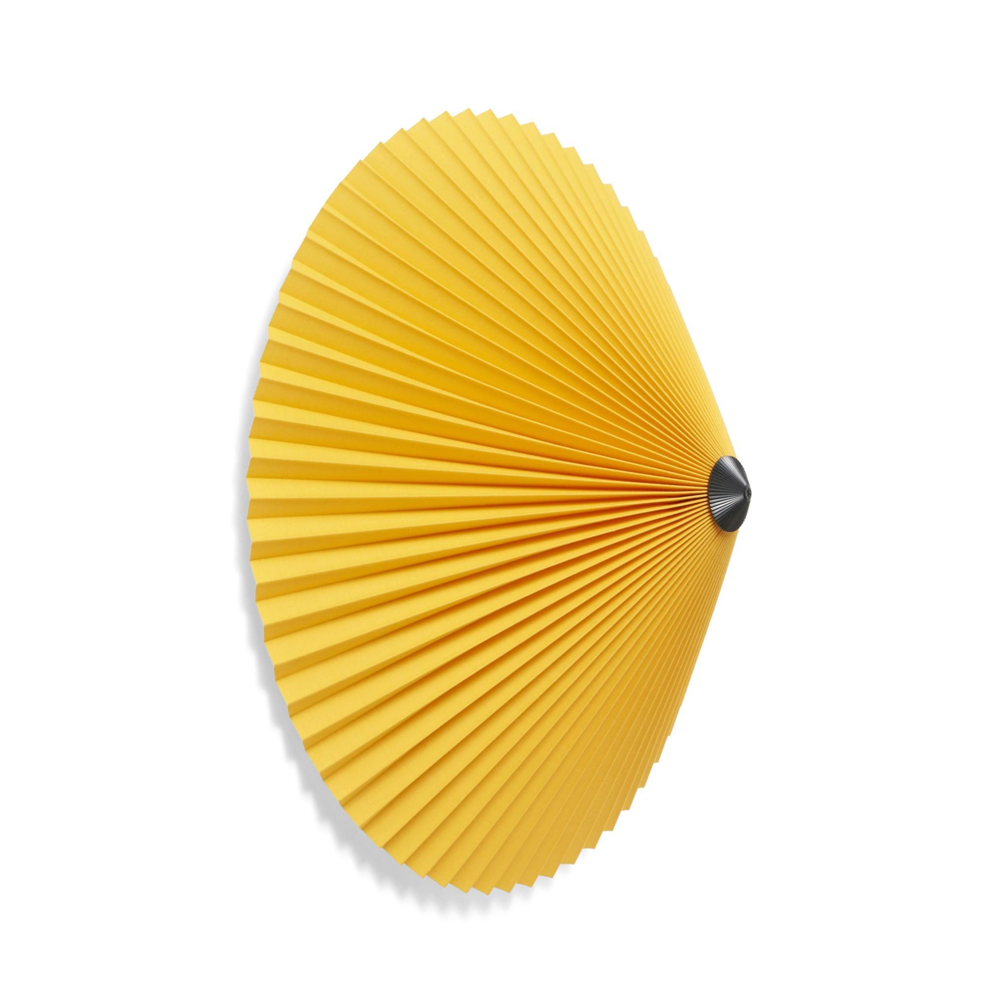 HAY Matin Flush Ø50 Wall Lamp Yellow