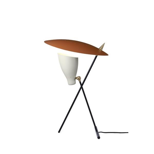 Warm Nordic Silhouette Table Lamp Rusty Red/ Warm White
