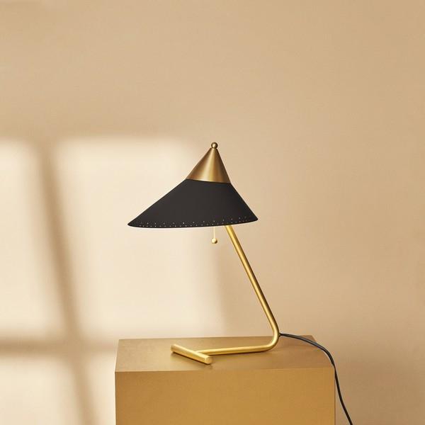 Brass Top Table Lamp Charcoal Gray From, Top Table Lamps