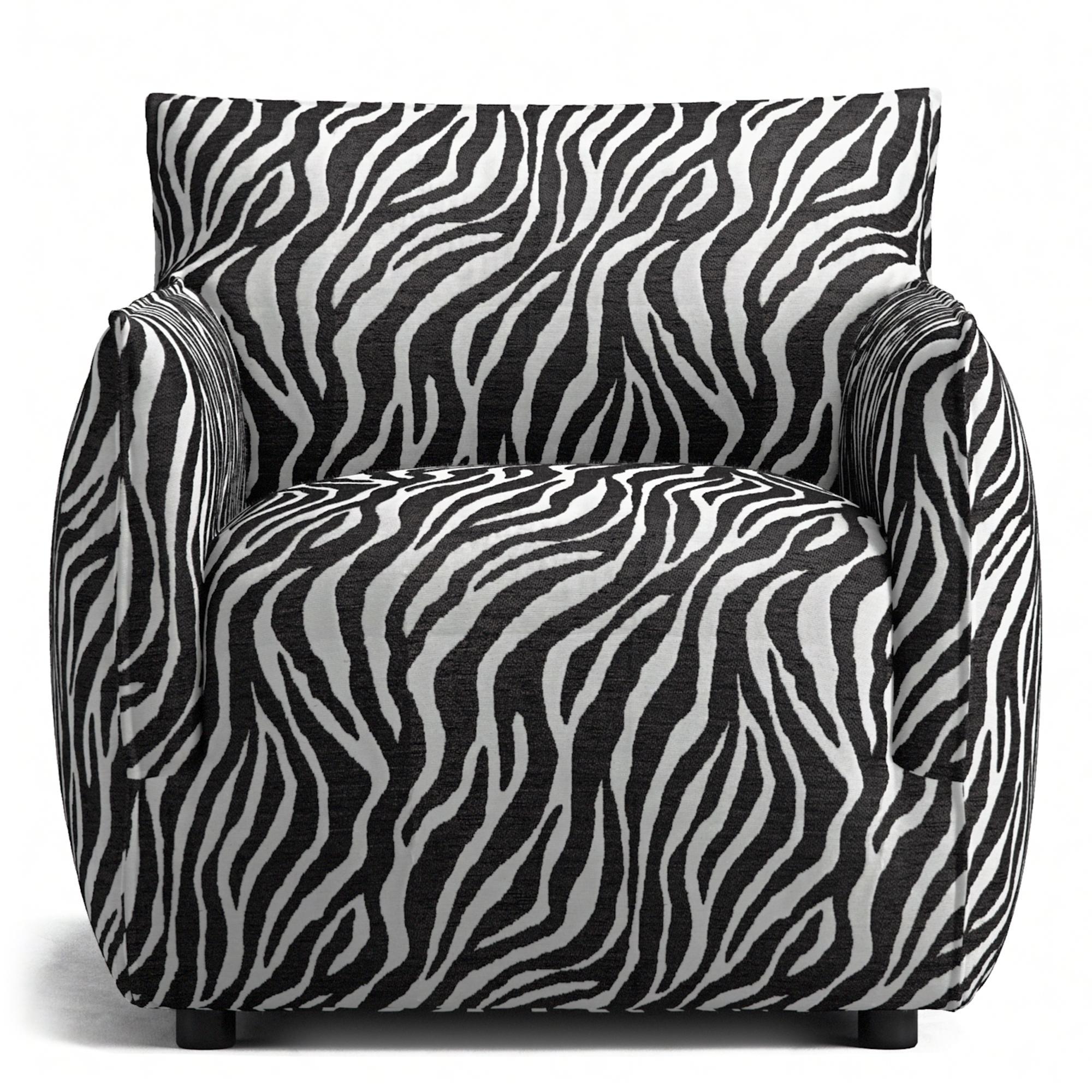 Decotique Le Petite Armchair Zebra/ Black/ White