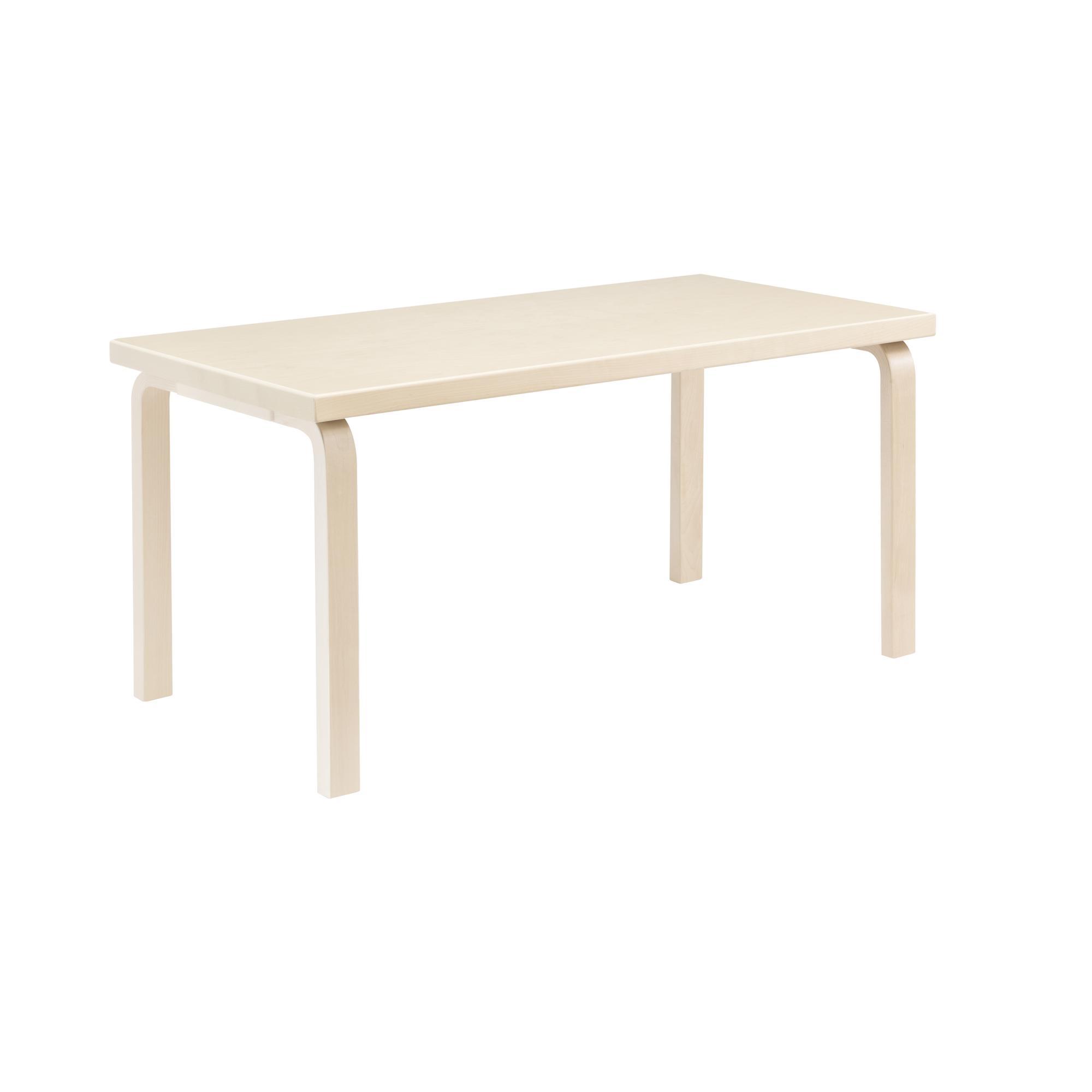 artek Aalto 80A Tisch rechteckig Birke