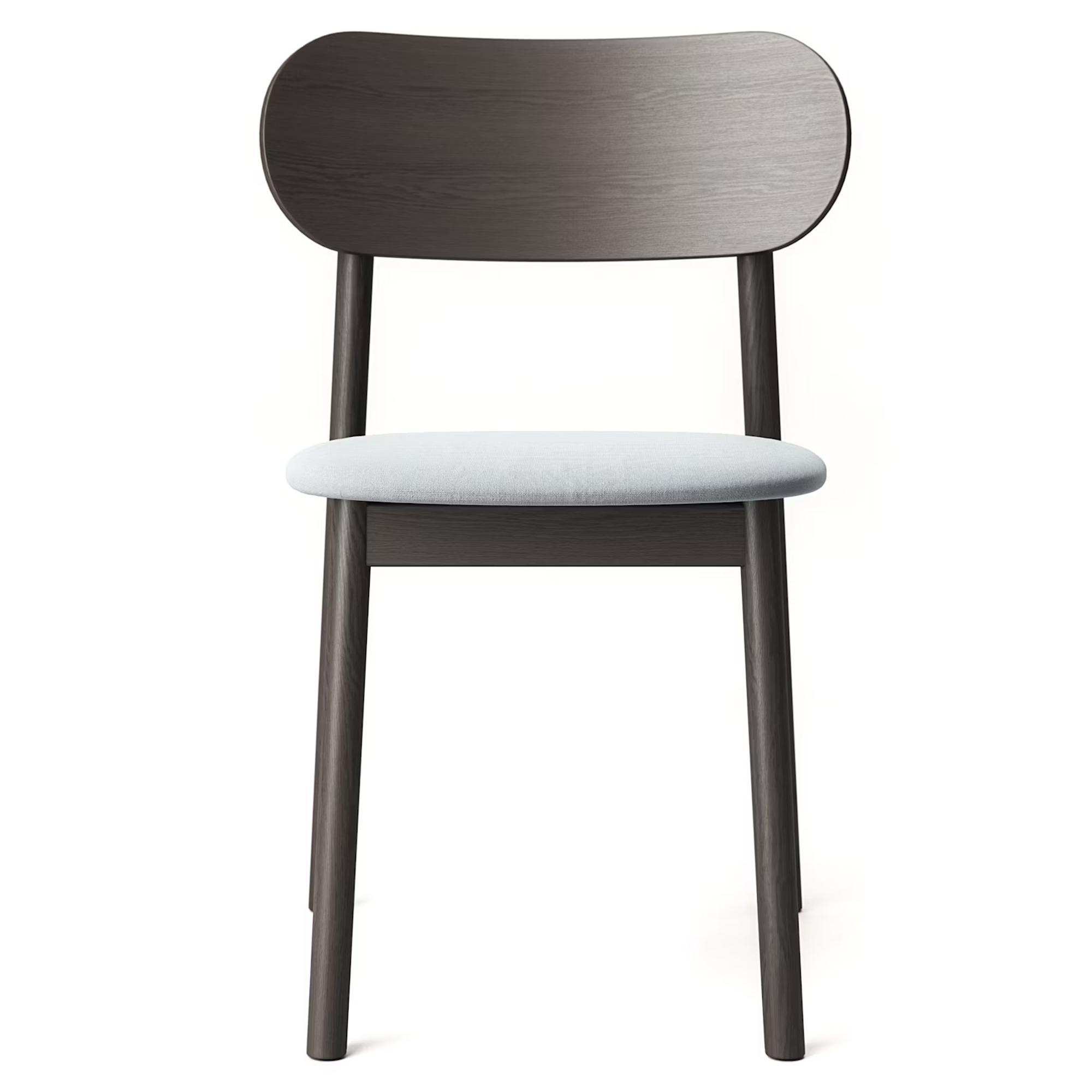 Silla de comedor Decotique Elephant en roble oscuro/cielo nórdico