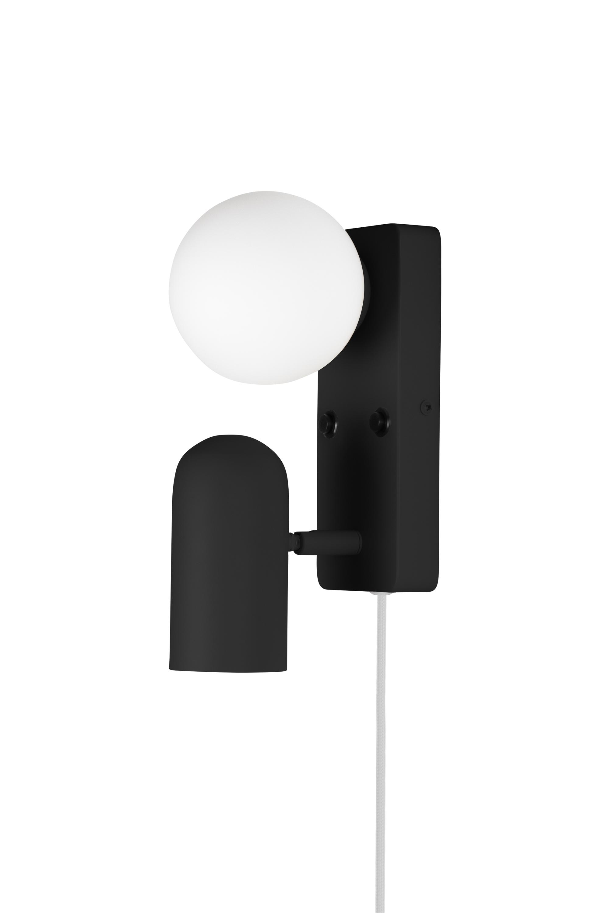 Globen Lighting Doppio Wall Lamp Black