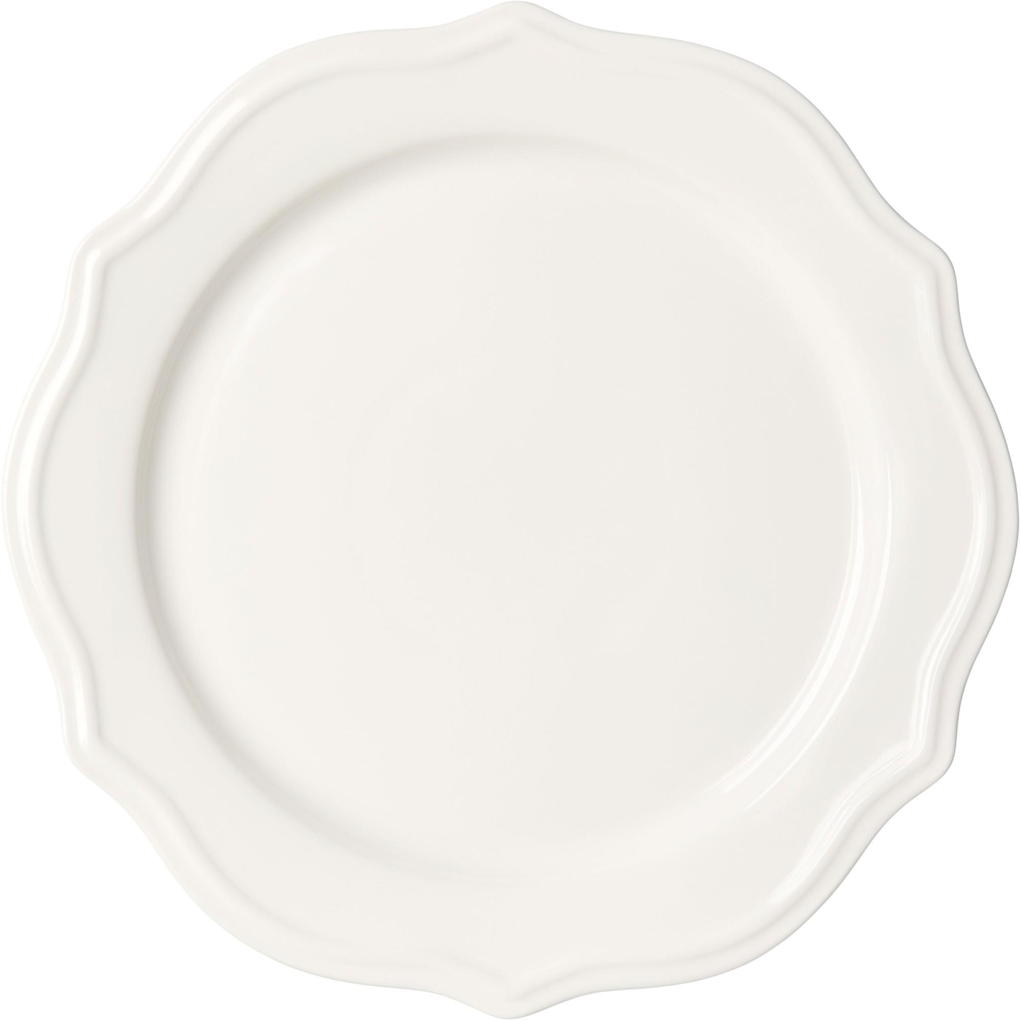 Decotique Violette Plato 28 cm Blanco