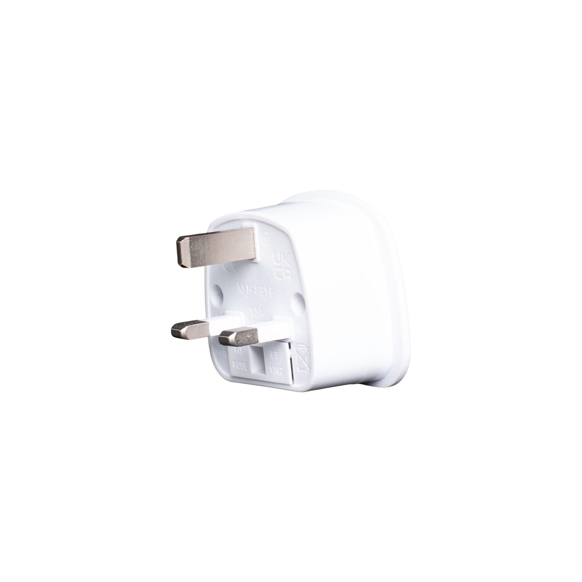 Edgeform UK Plug Adapter White