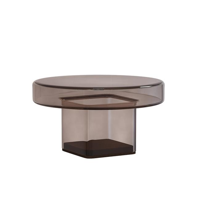 NORR11 Naked Sofabord H30 Smoke/Glas