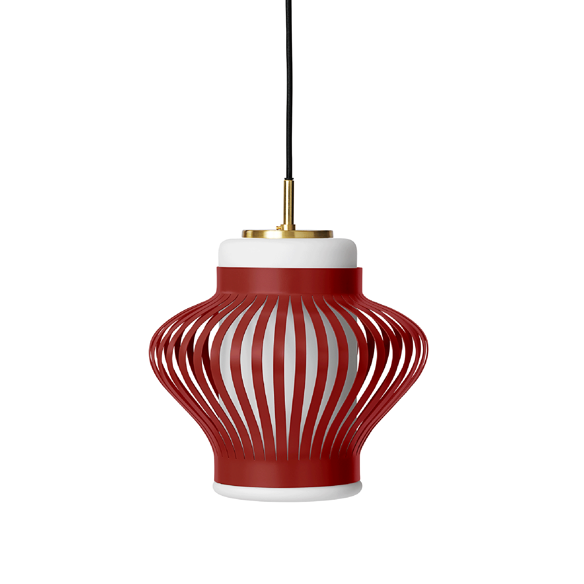 Warm Nordic Opal Lamella Taklampa Mörk Röd