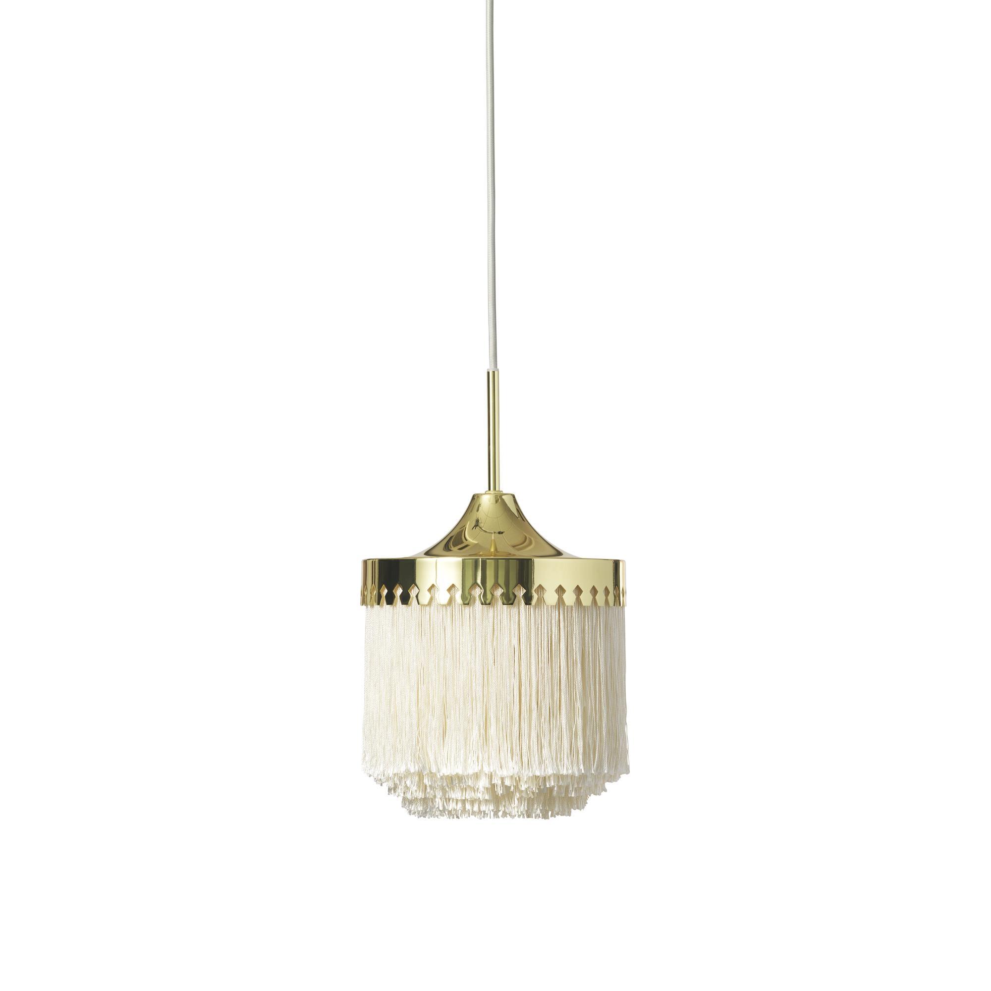 Warm Nordic Fringe Pendant Ø20 Cream White