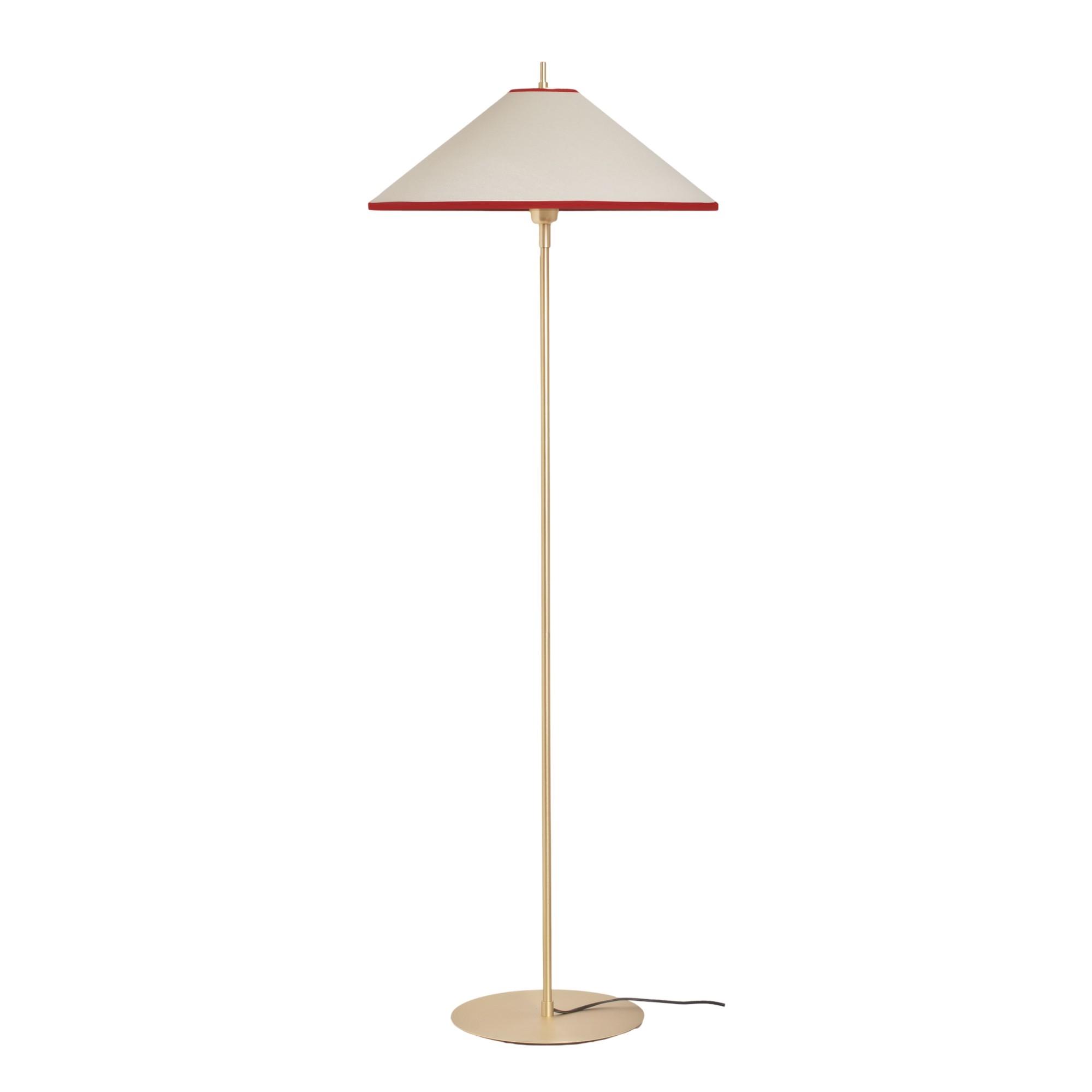 Edgeform Tafta Vloerlamp Ø52 Rood/Off-White
