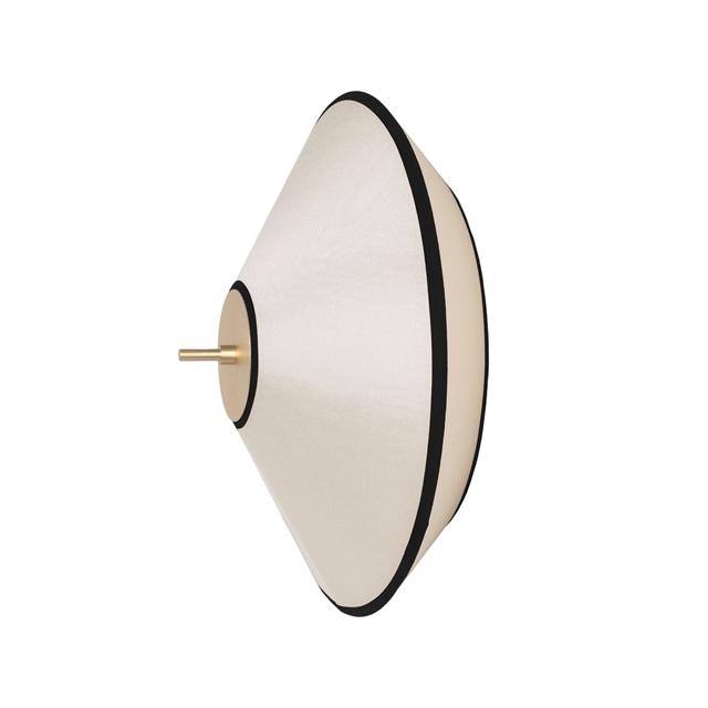 Edgeform Tafta V&auml;gg-/Taklampa &Oslash;40 Svart/Off-White