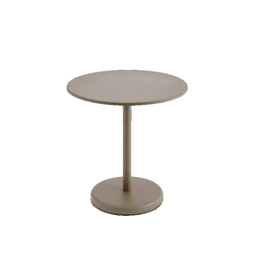 Muuto Linear Steel Café Garden Table 70x73 Taupe