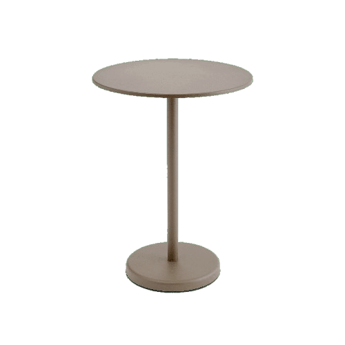 Muuto Linear Steel Café Garden Table 70x95 Taupe
