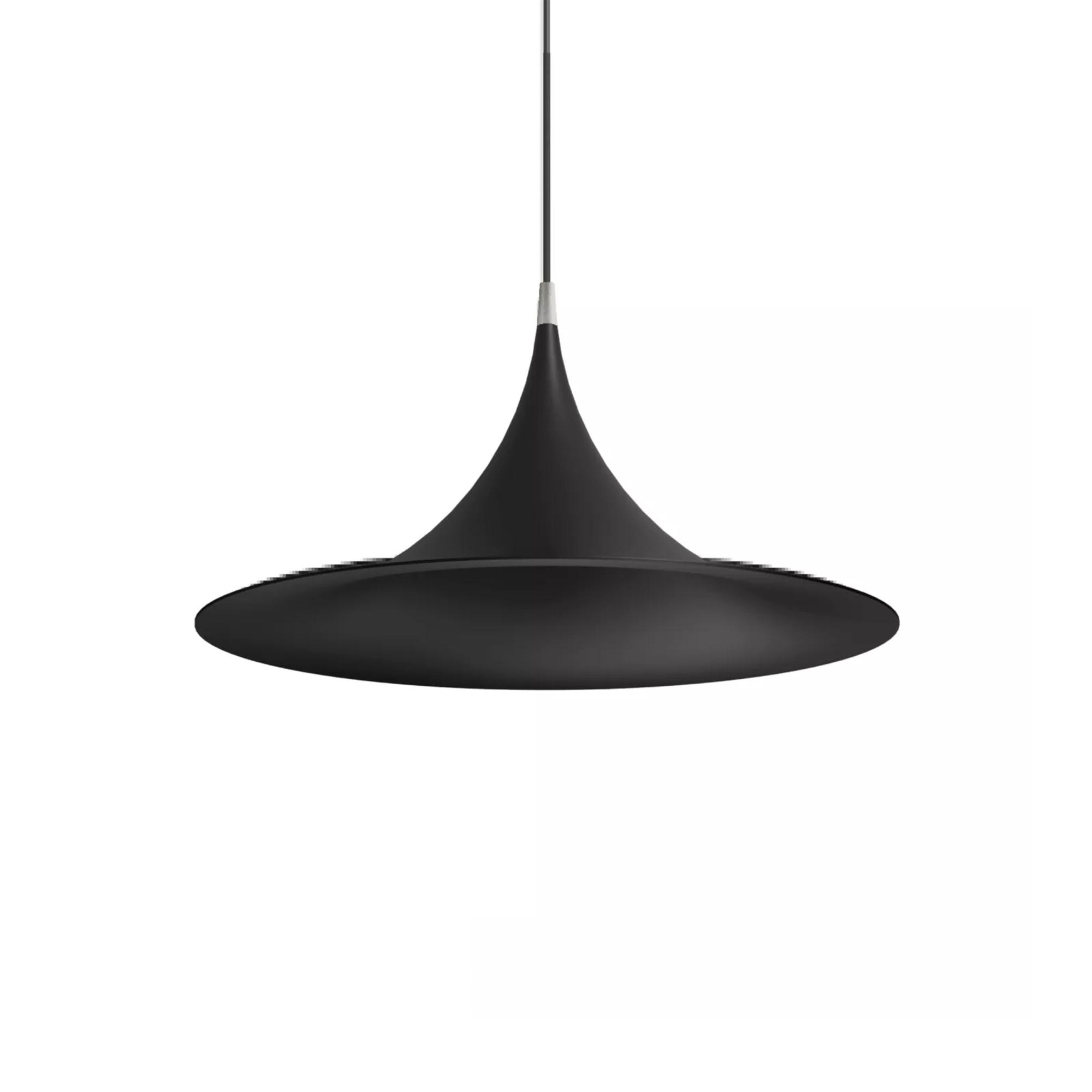 Lámpara Lámpara colgante Linea Light Morgana Ø47 Níquel/ Negro