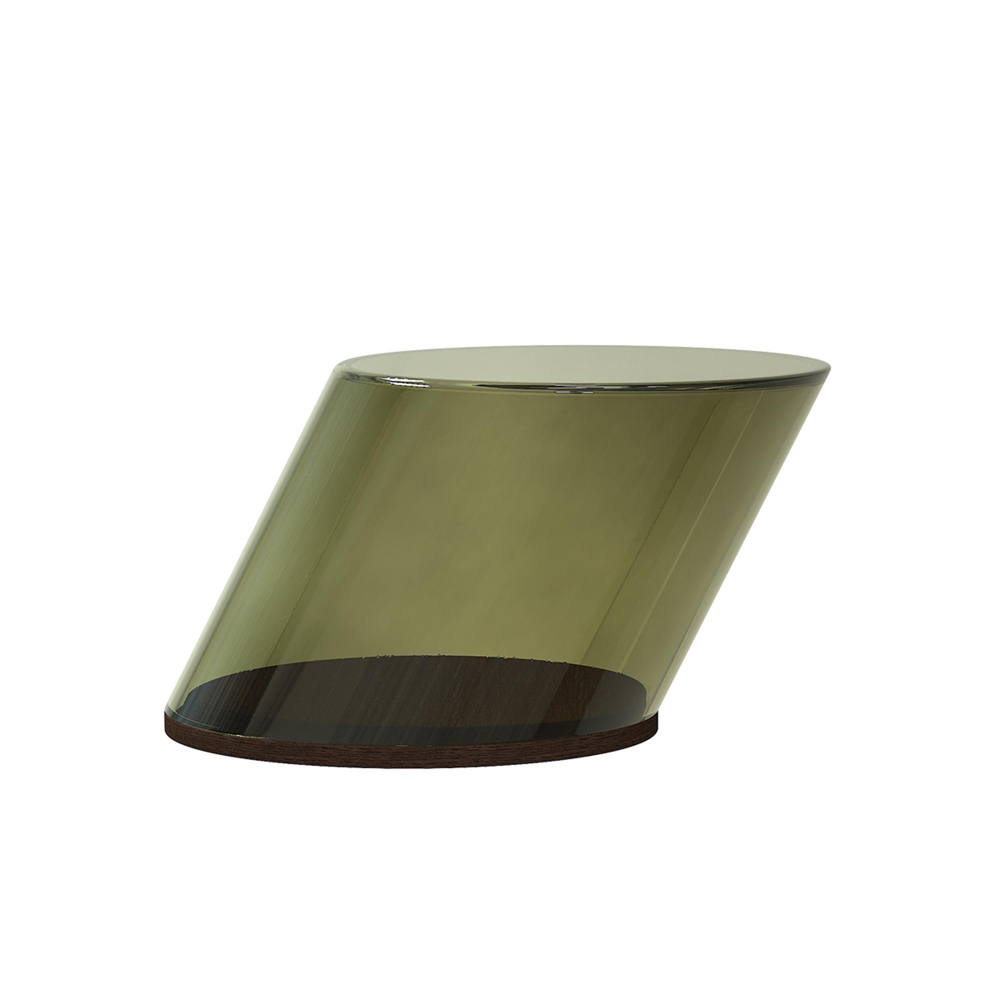 NORR11 Tilt Coffee Table Bottle Green/Glass